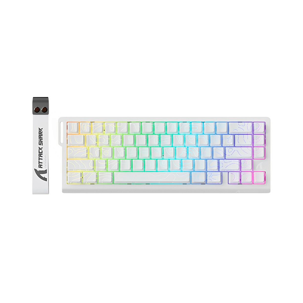 Teclado Gamer Mecánico Attack Shark X68 He 60% RGB 8K USB-C Switch Magnetic | MgM IMP