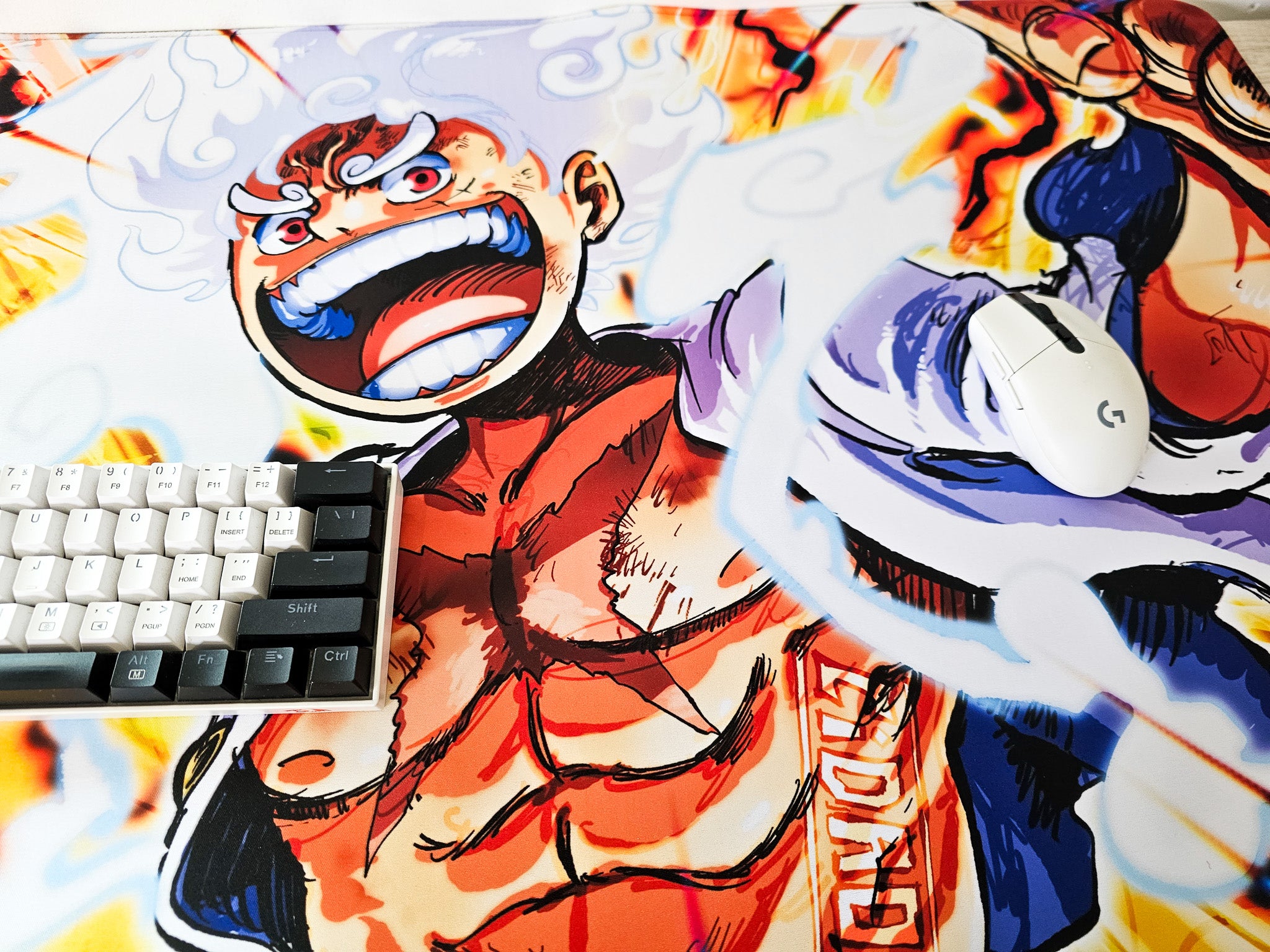 Mousepad Luffy Gear 5 | MGMGAMERS