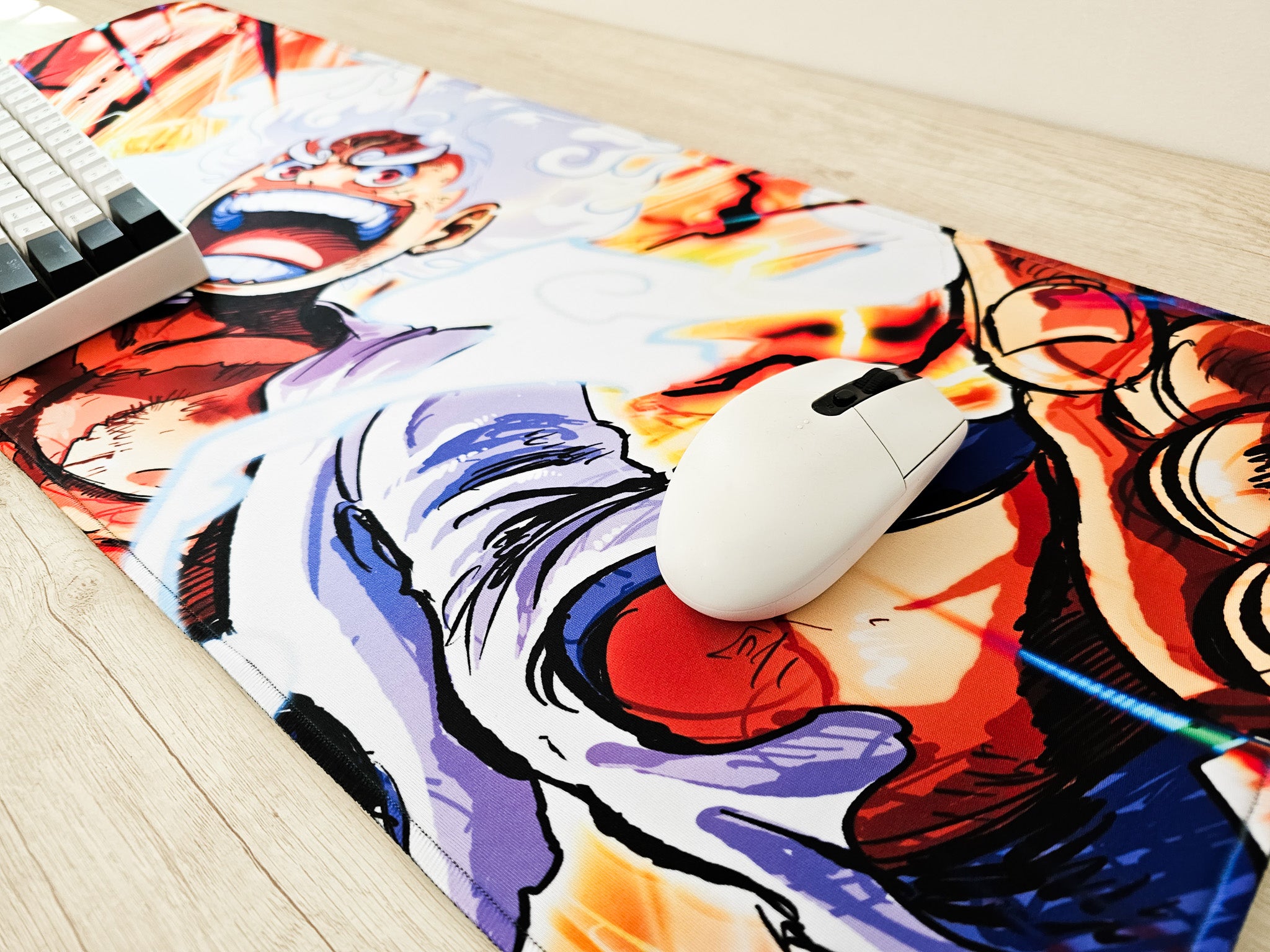 Mousepad Luffy Gear 5 | MGMGAMERS