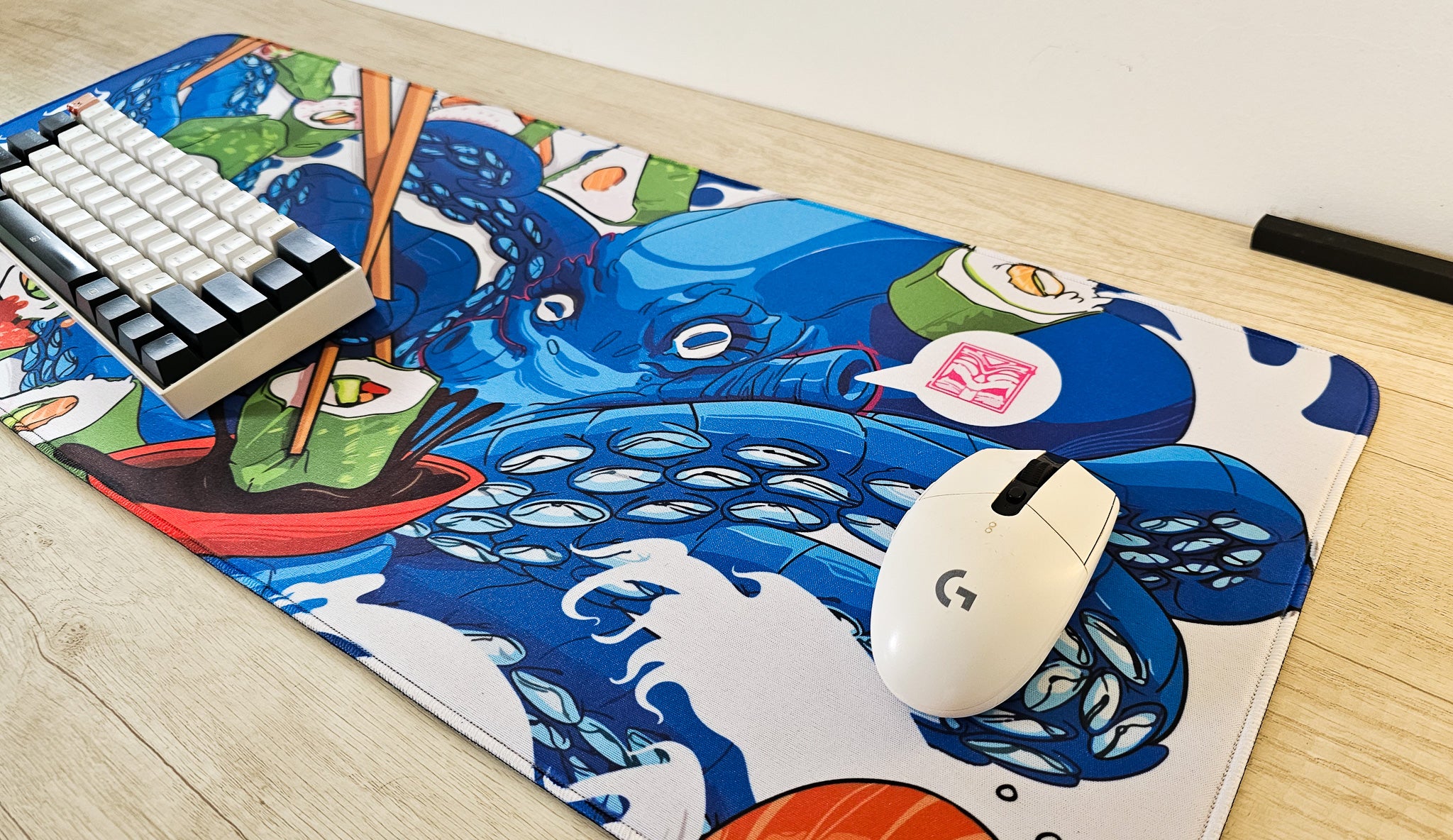 Mousepad Sushi Kraken | MGMGAMERS