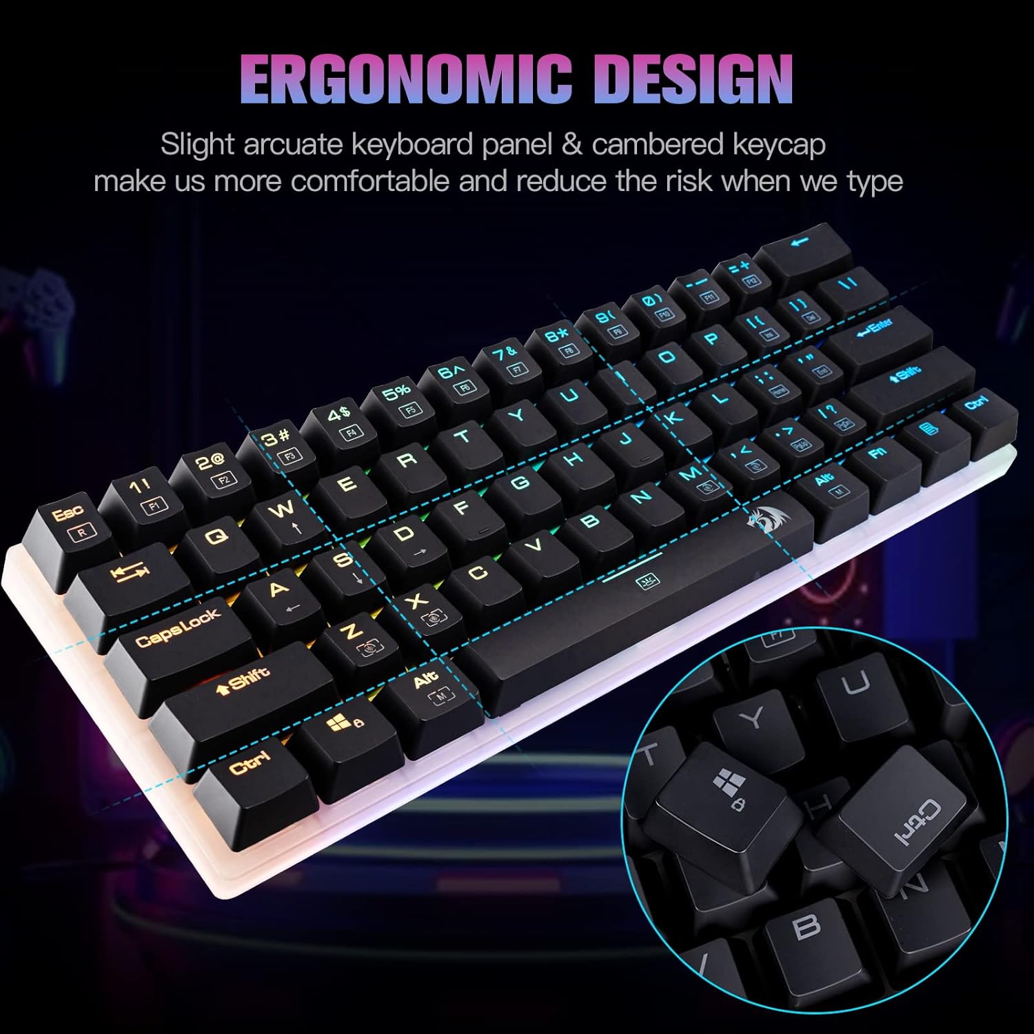 Teclado Redragon Alien K605 RGB USB| MgM IMP