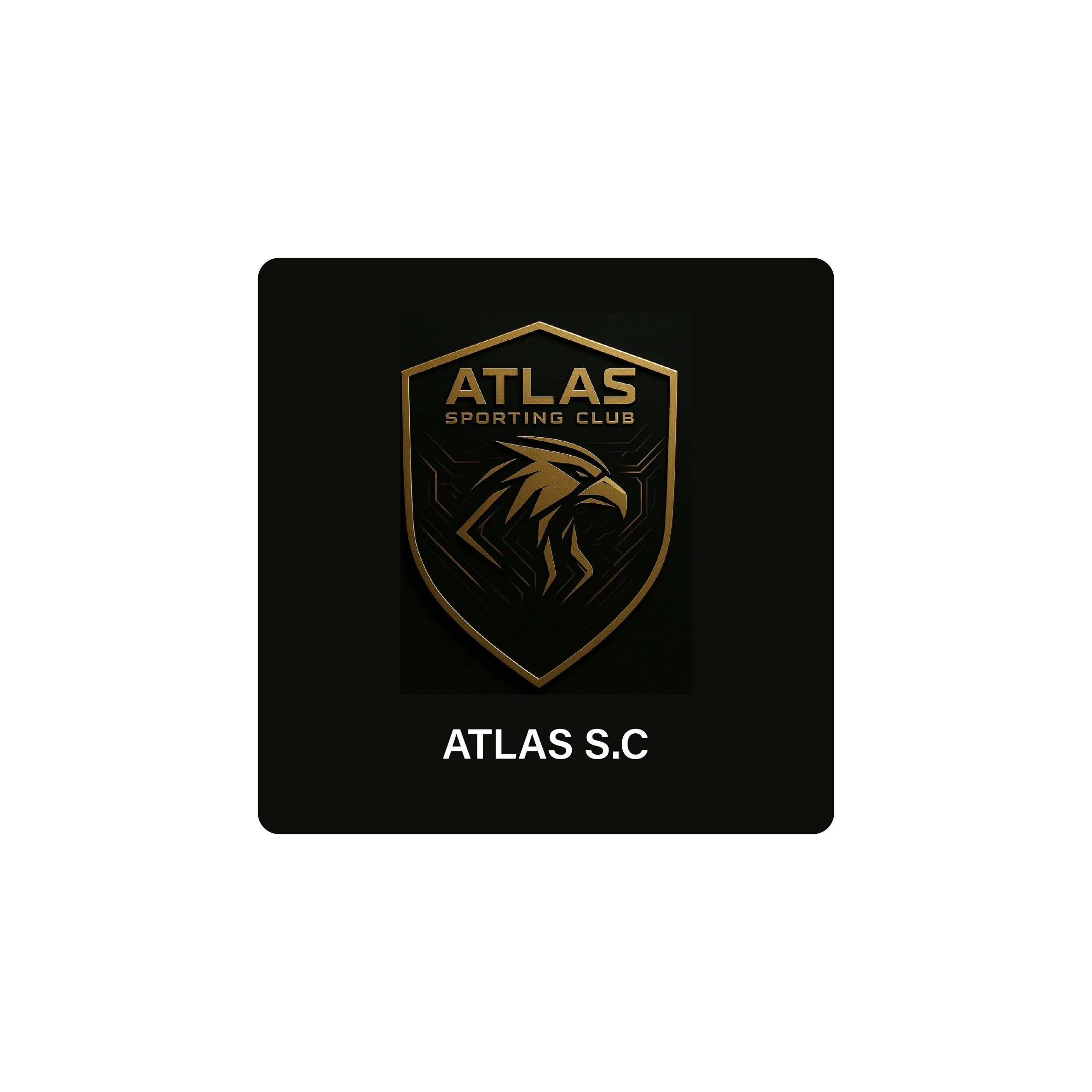 Mousepad ATLAS SPORTING CLUB 50x50 PRO | PERSONALIZADO