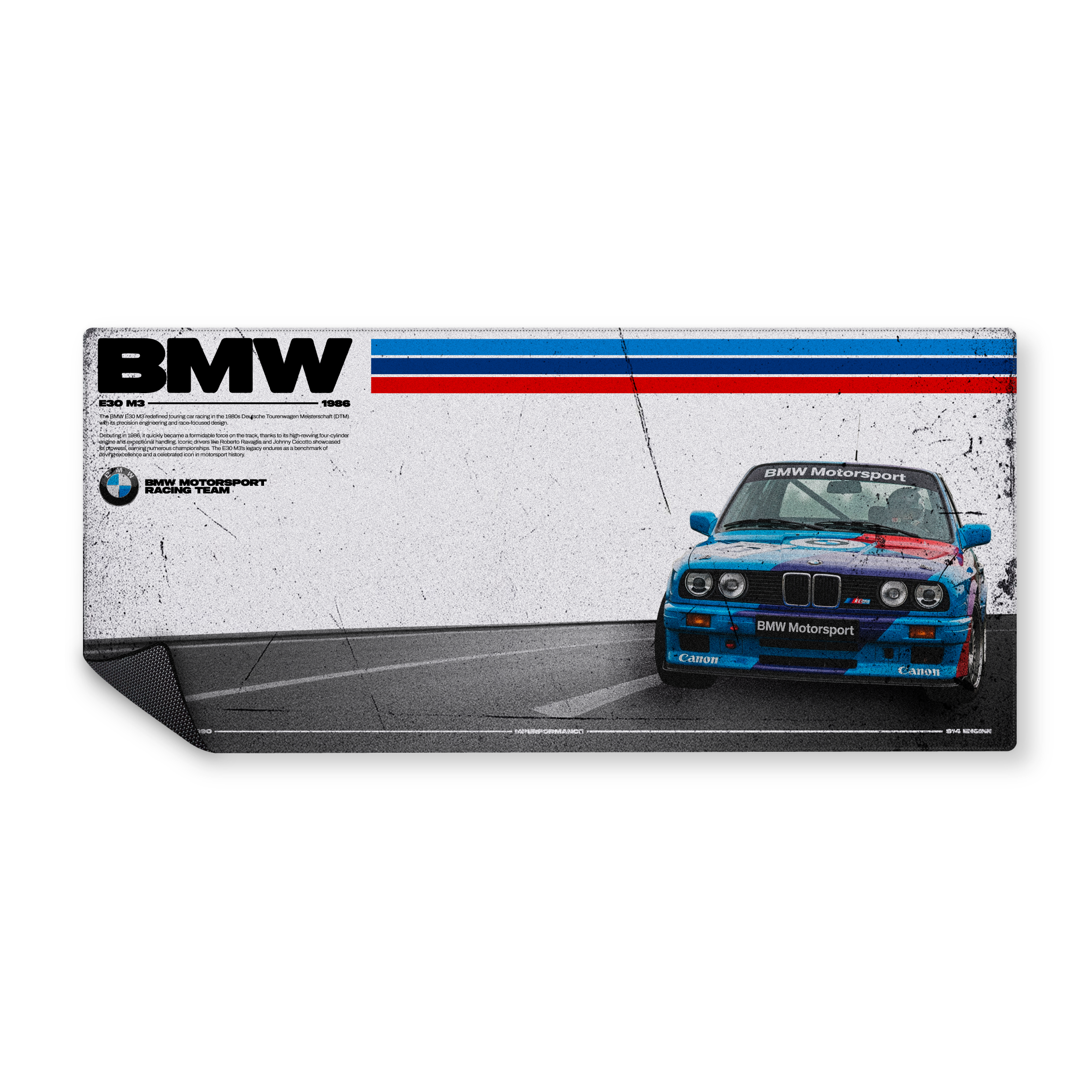 Mousepad BMW Motorsport 90x40 Classic | PERSONALIZADO