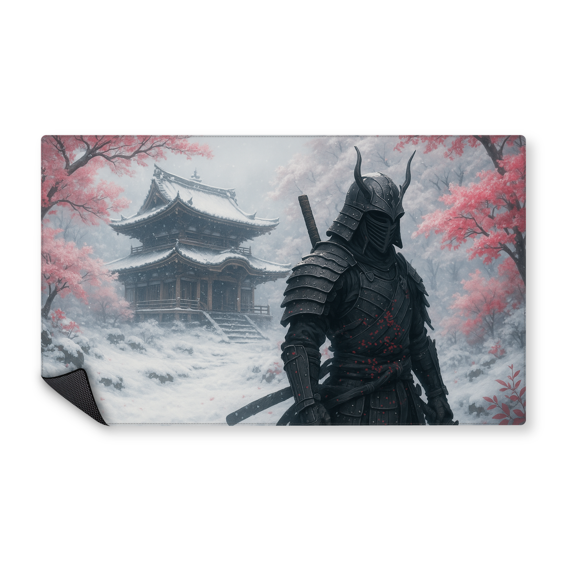 Mousepad Black Samurai 100x60 Classic | PERSONALIZADO