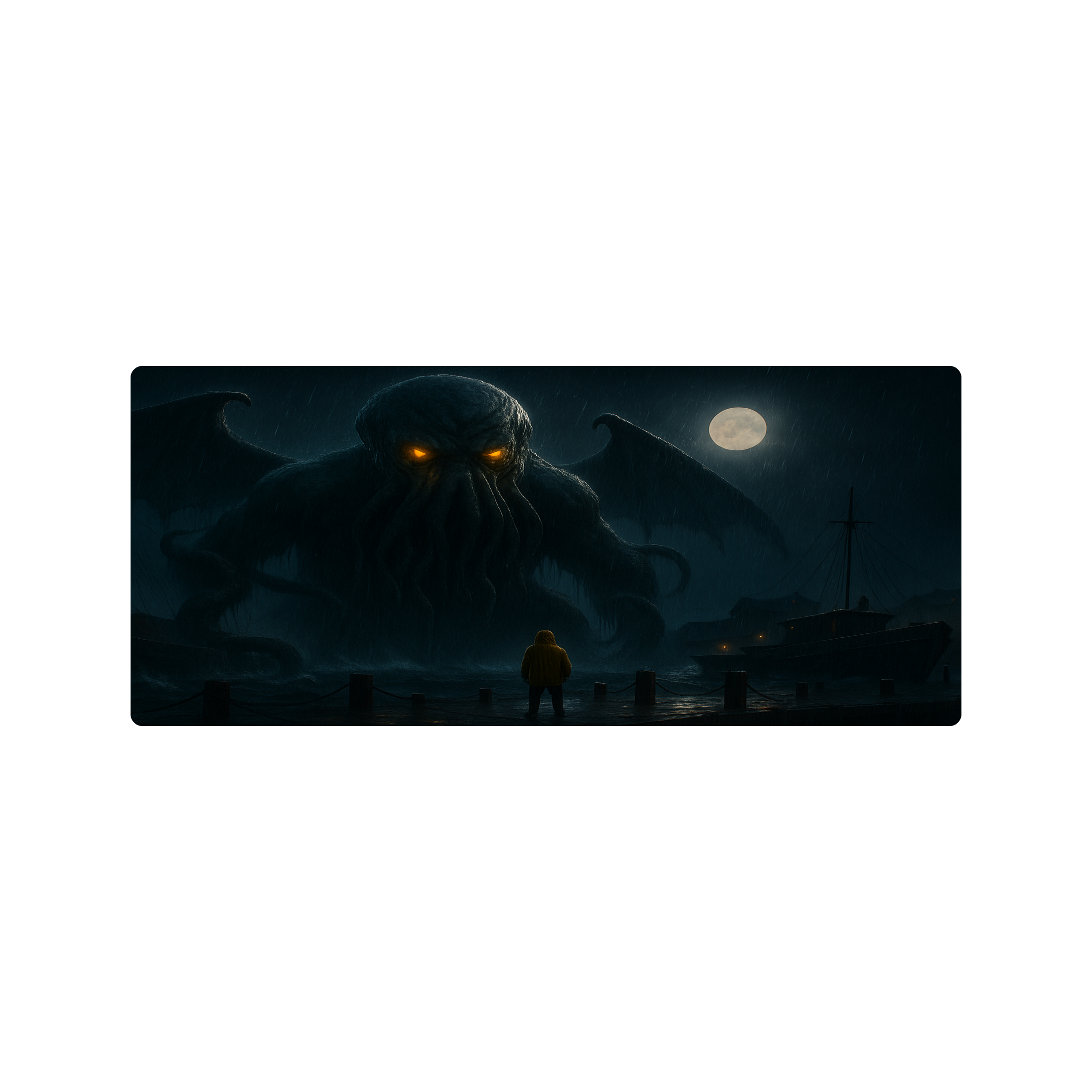 Mousepad CTHULHU jeje tebo 82x35 Classic | PERSONALIZADO