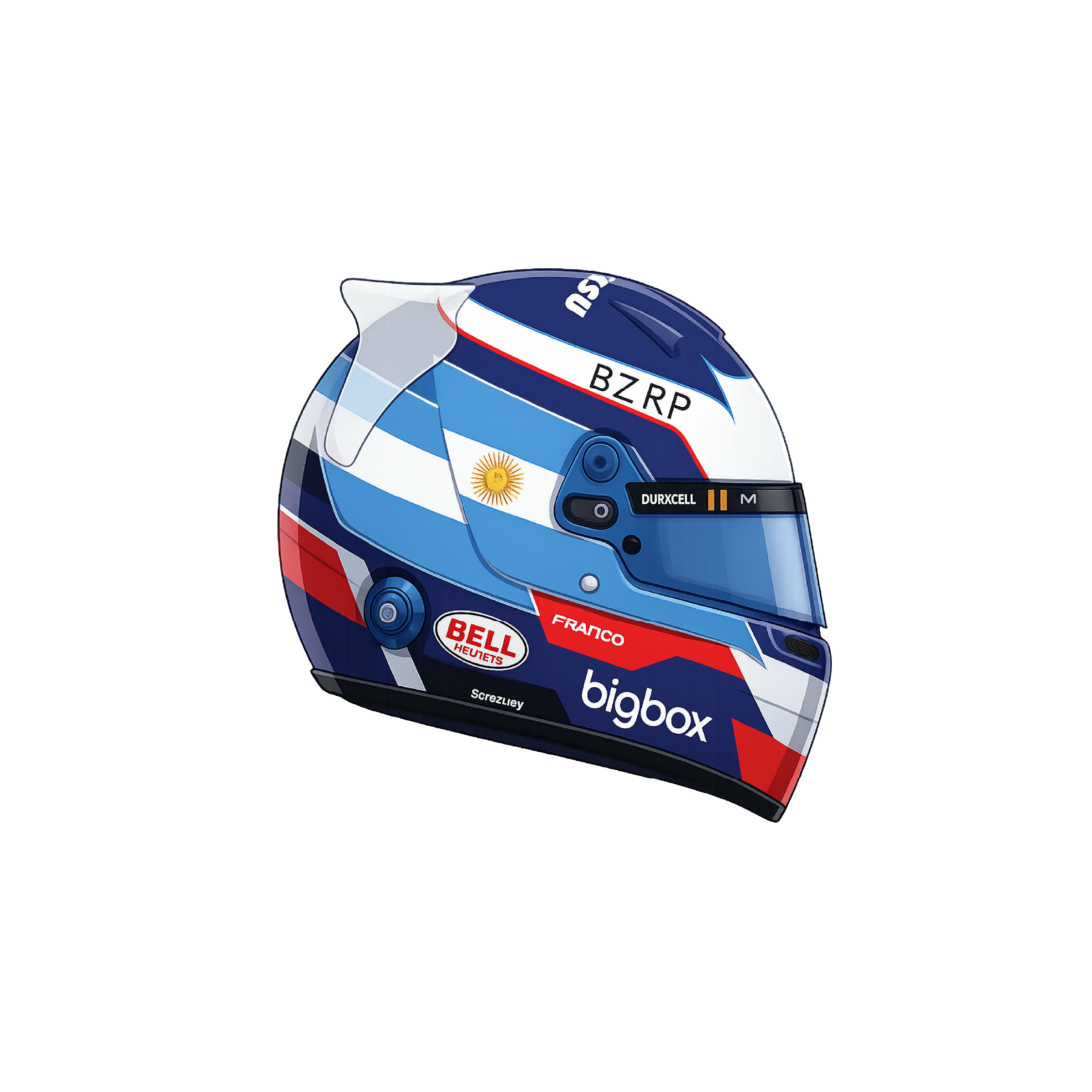 Casco Colapinto BZRP 25x25 | MgM FORMS