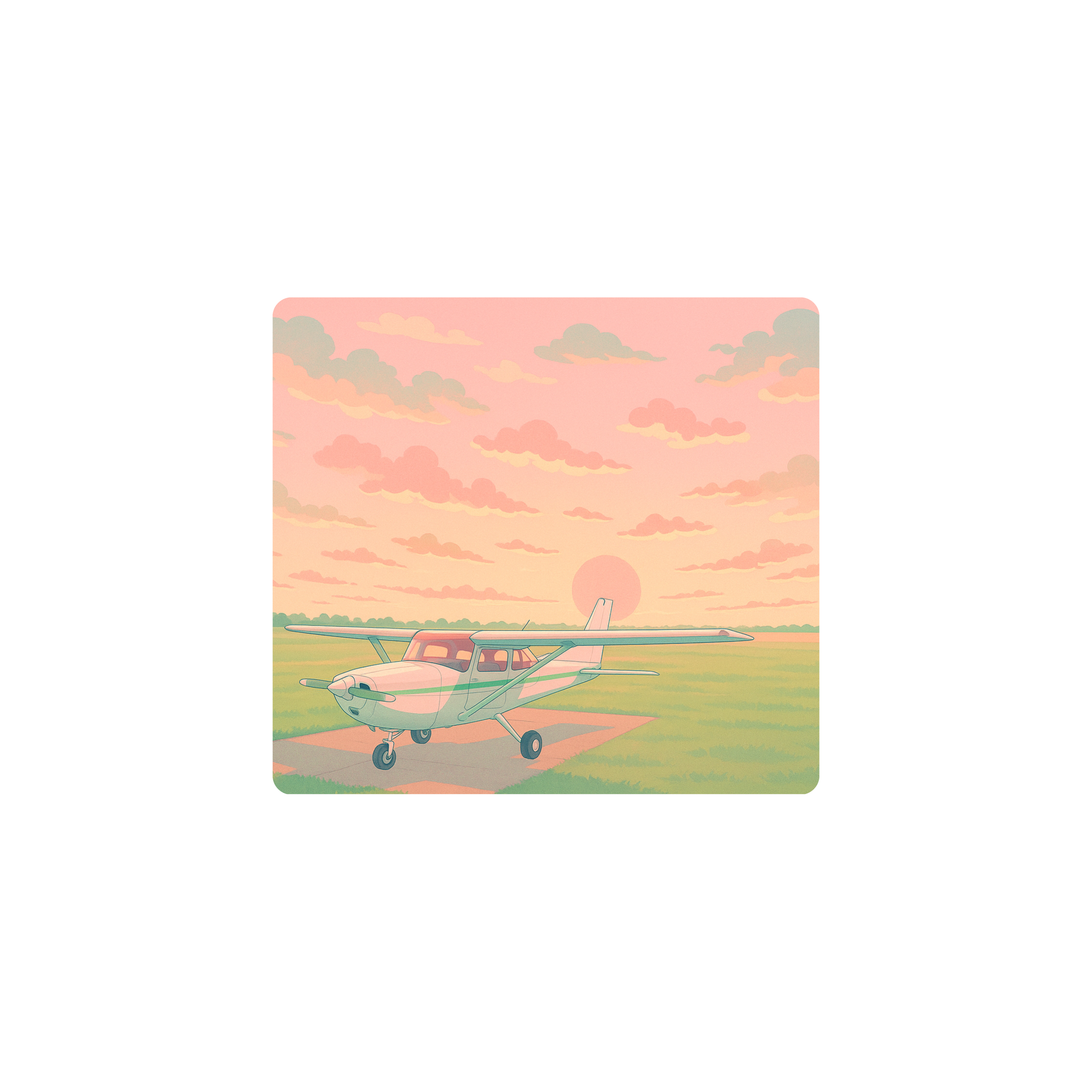 Mousepad Cessna 150 sobrio 60x55 PRO | PERSONALIZADO