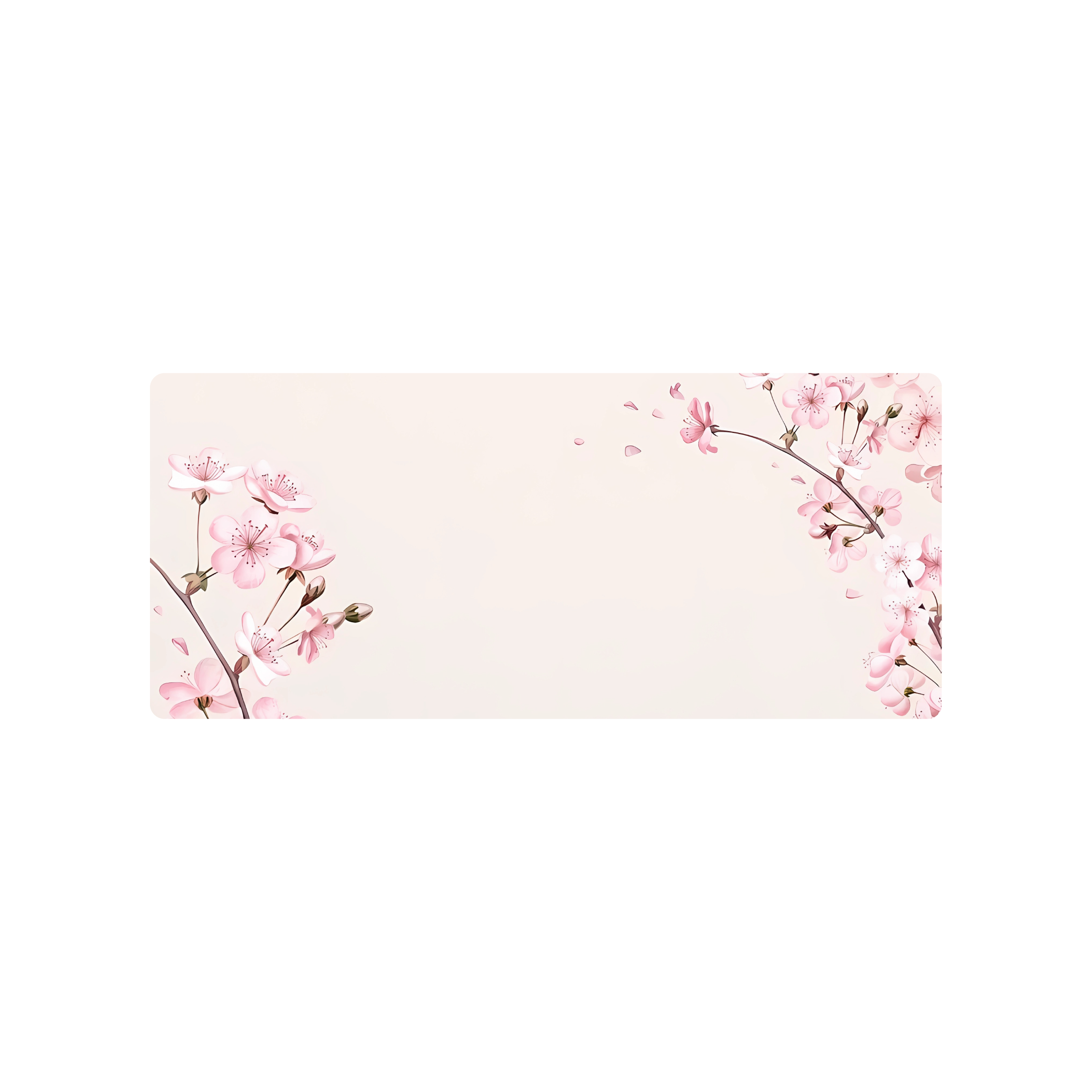 Mousepad Cherry blossom 70x30 Classic | PERSONALIZADO