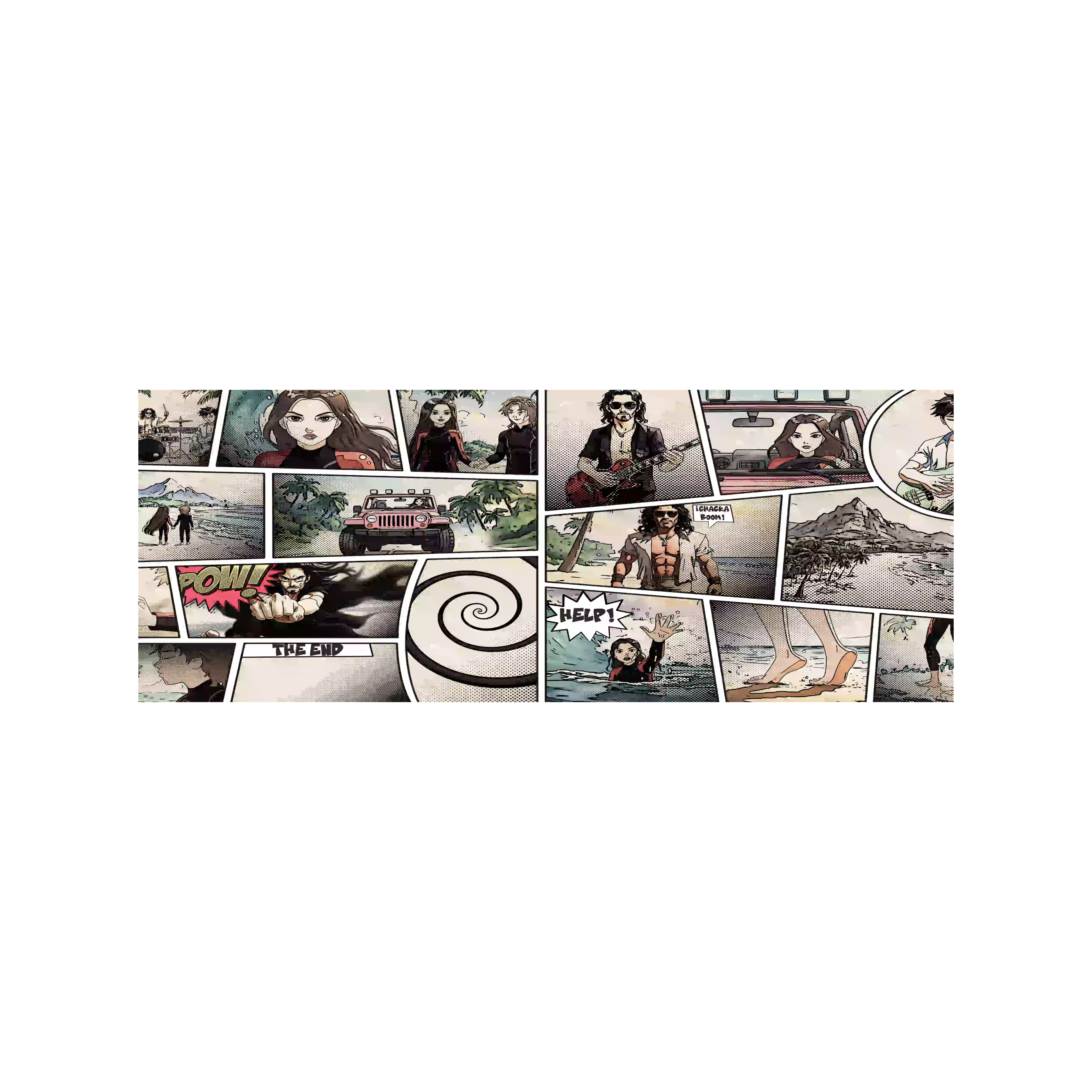 Mousepad Comic Daniela Milagros 80x30 PRO | PERSONALIZADO