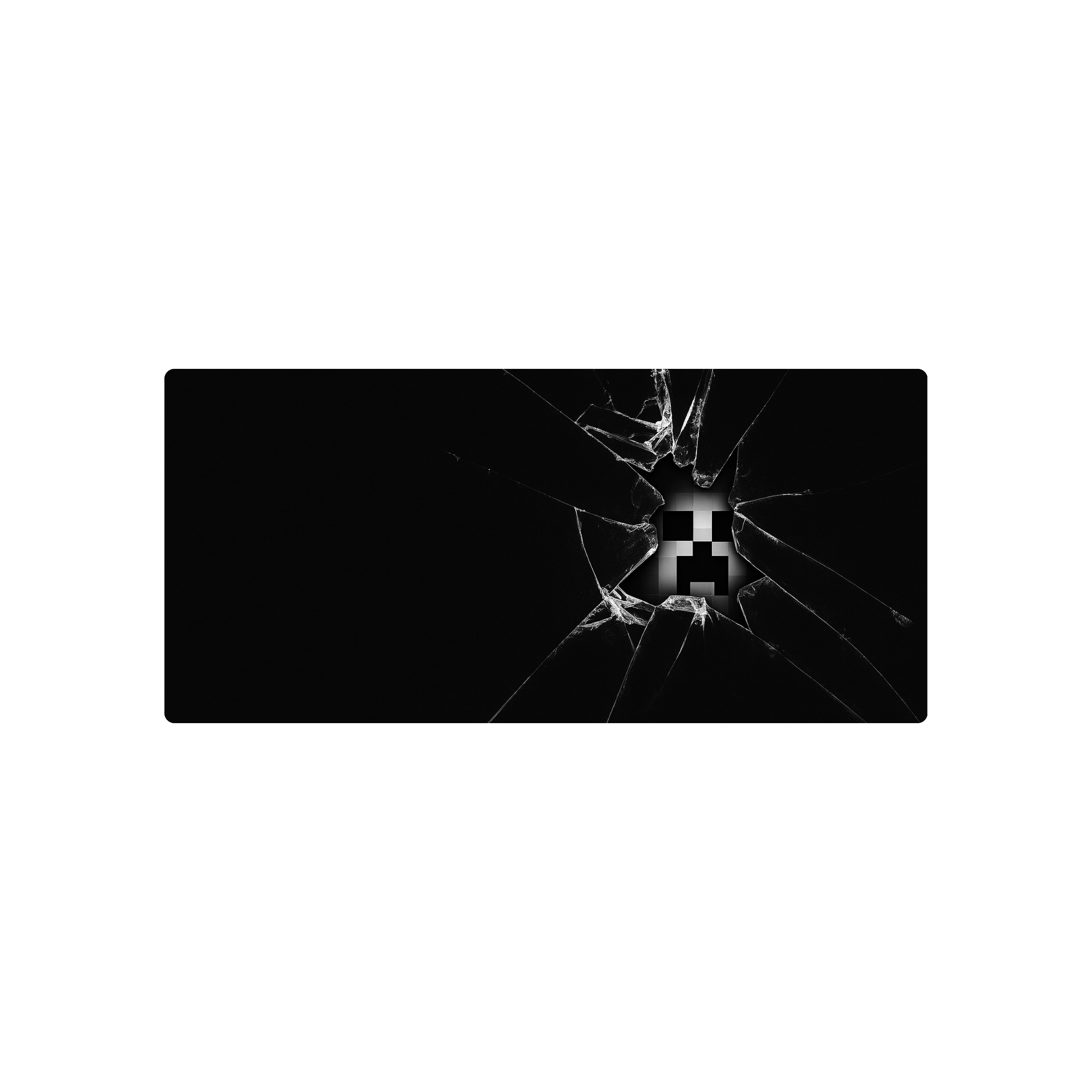 Mousepad Creeper CristalWindow Black 70x32 Classic | PERSONALIZADO