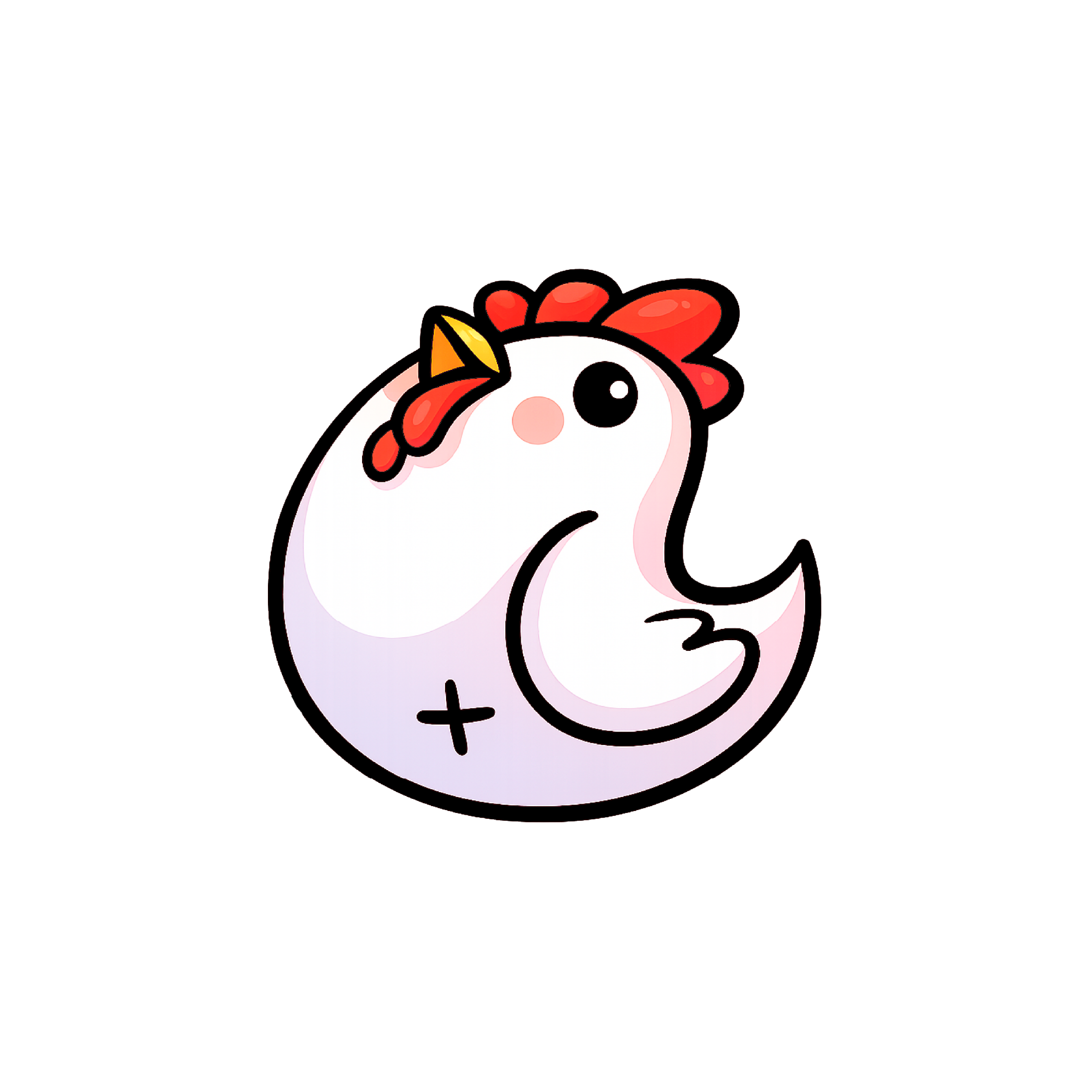 Chicken Cs Stickers 25x25 | MgM FORMS