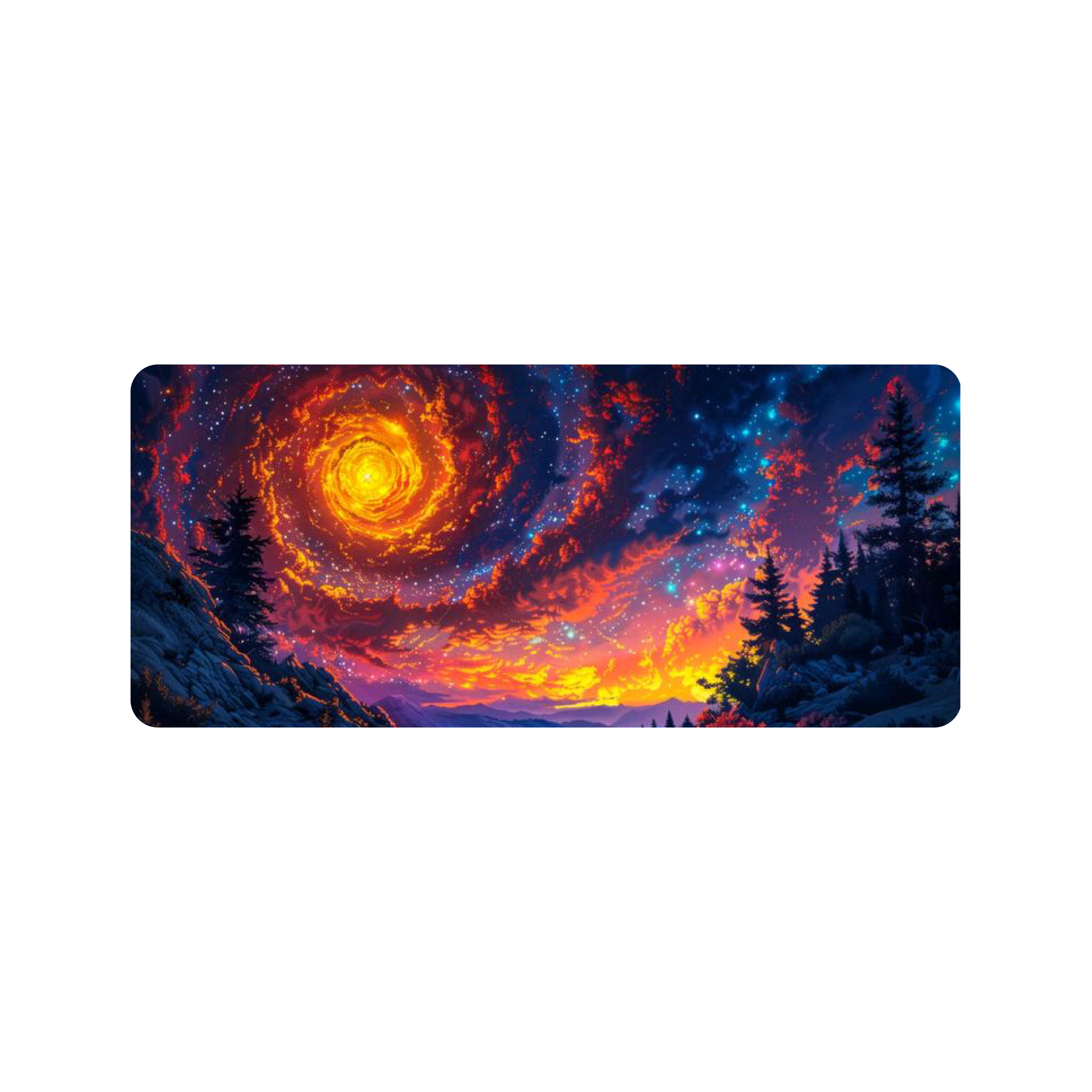 Mousepad Galaxia 8BITS 70x30 Classic | PERSONALIZADO