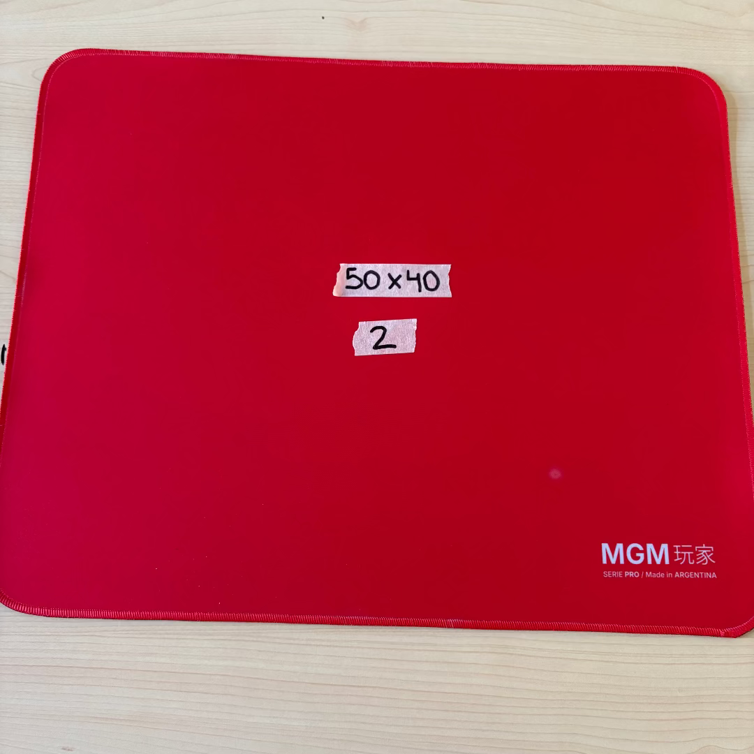 Mousepad Serie Pro red 2 50x40 | Serie PRO - OUTLET