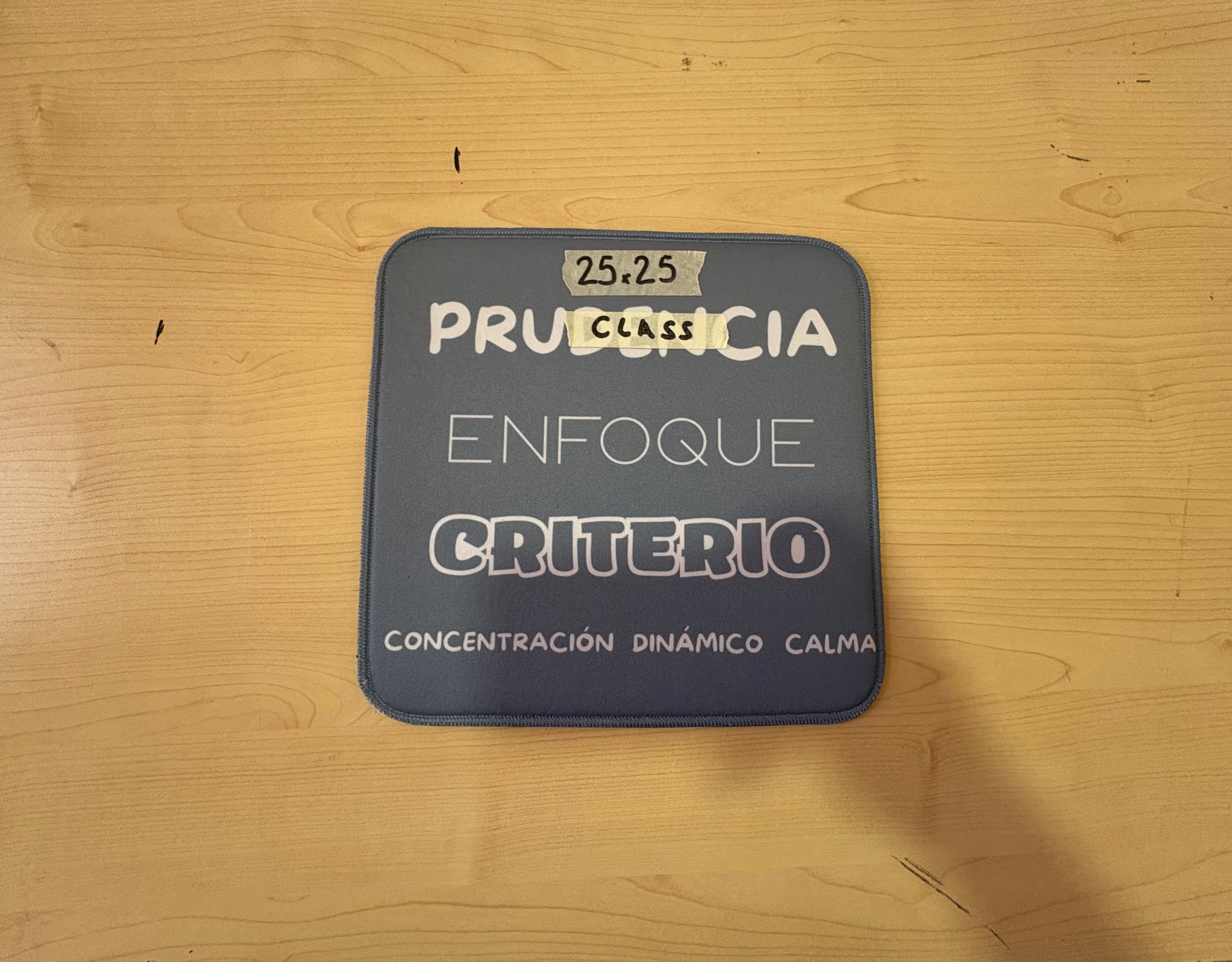 Mousepad Frase Motivadora 25x25 | Classic - OUTLET