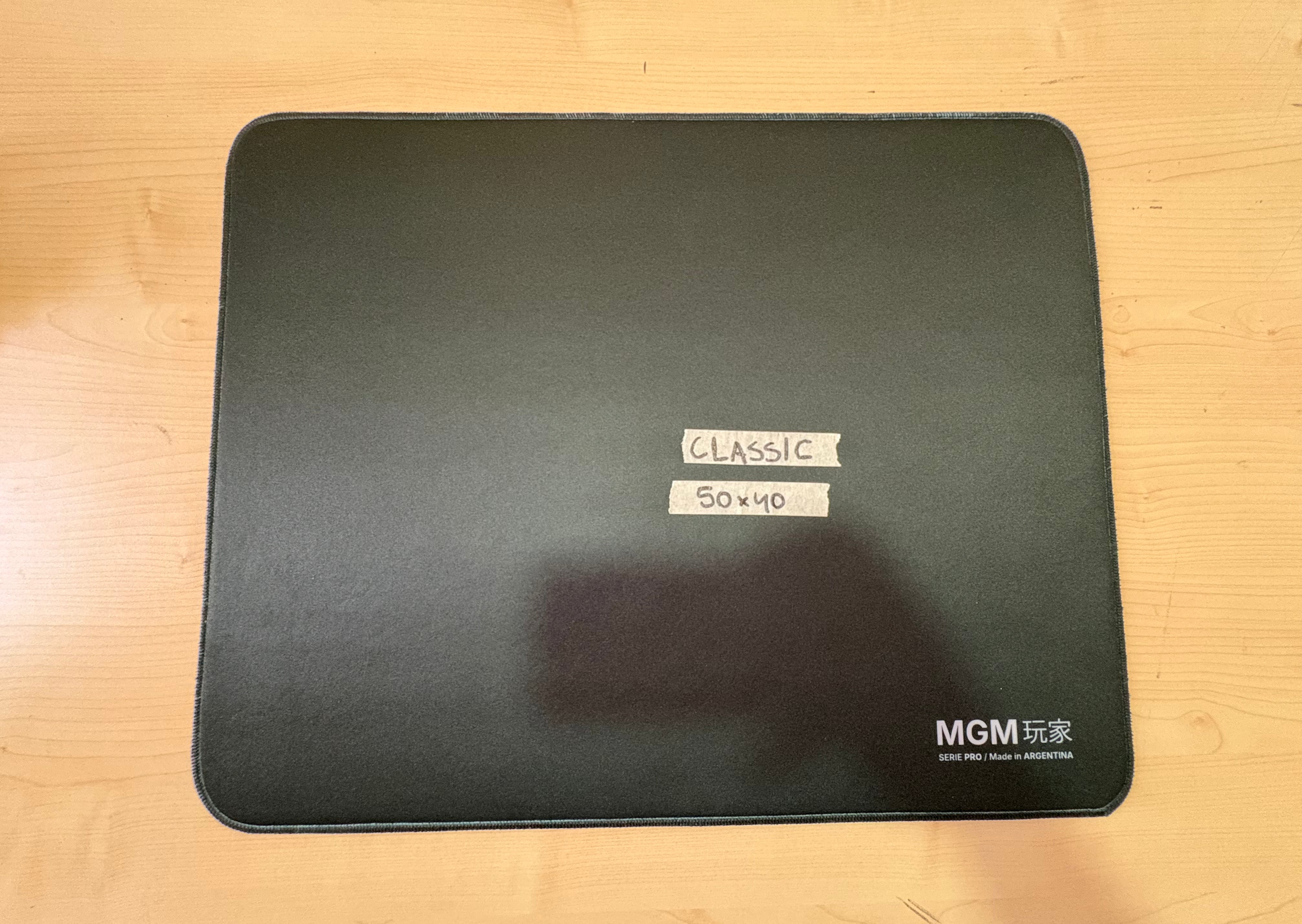 Mousepad Full Black MgM 50x40| Classic - OUTLET