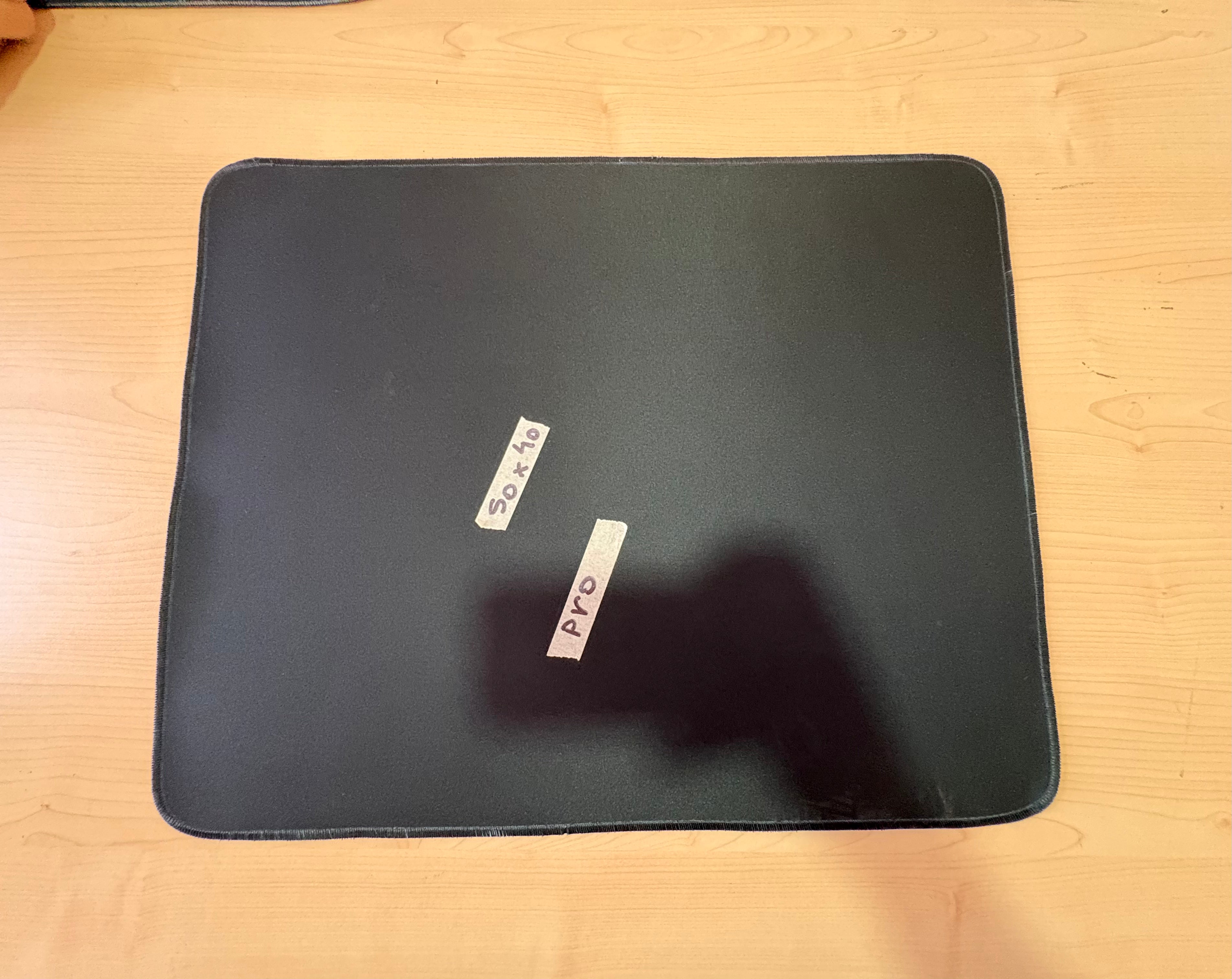 Mousepad Full Black 50x40| PRO - OUTLET