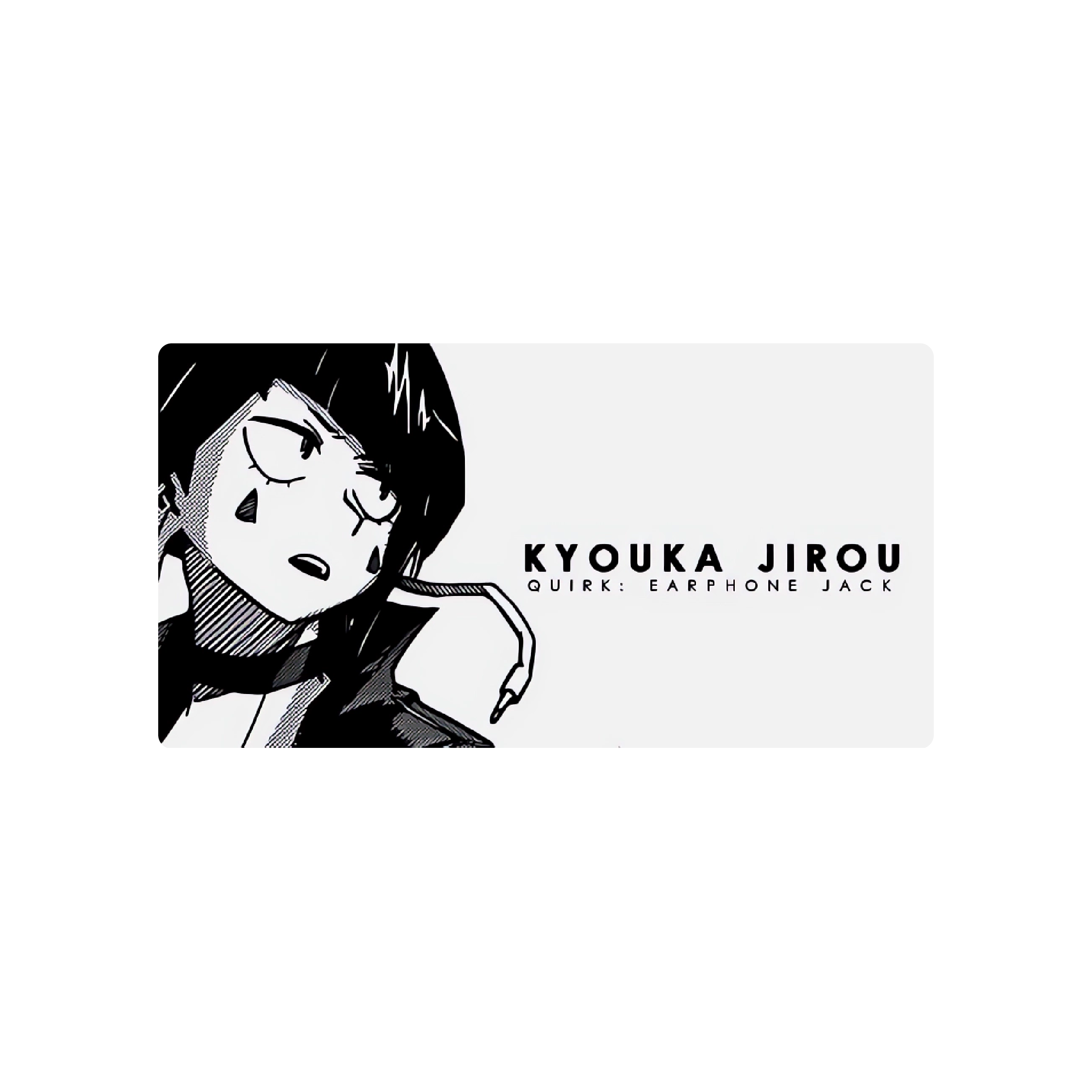 Mousepad Kyoka Jirou 62x32 Classic | PERSONALIZADO