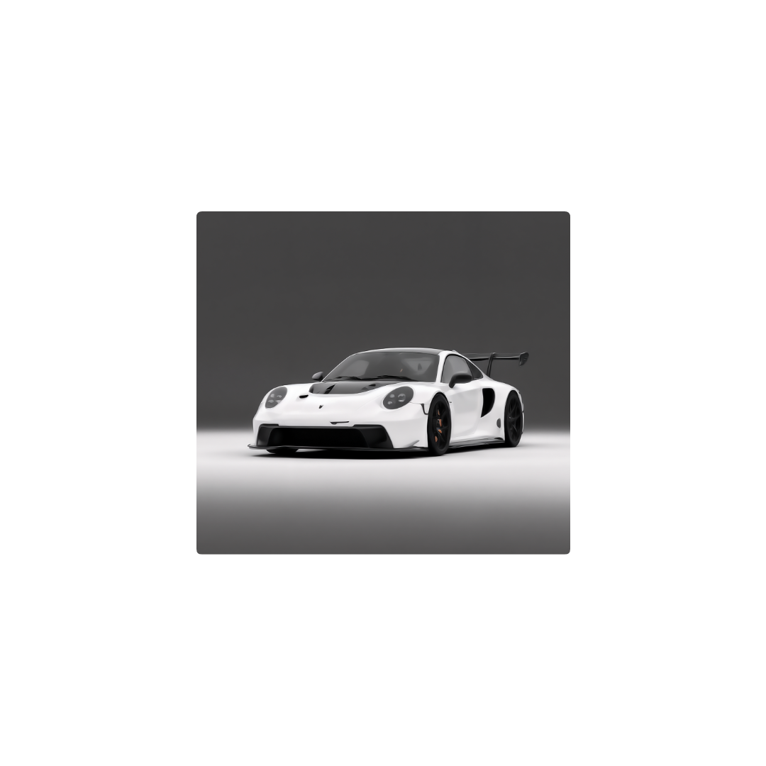 Porche Black and White