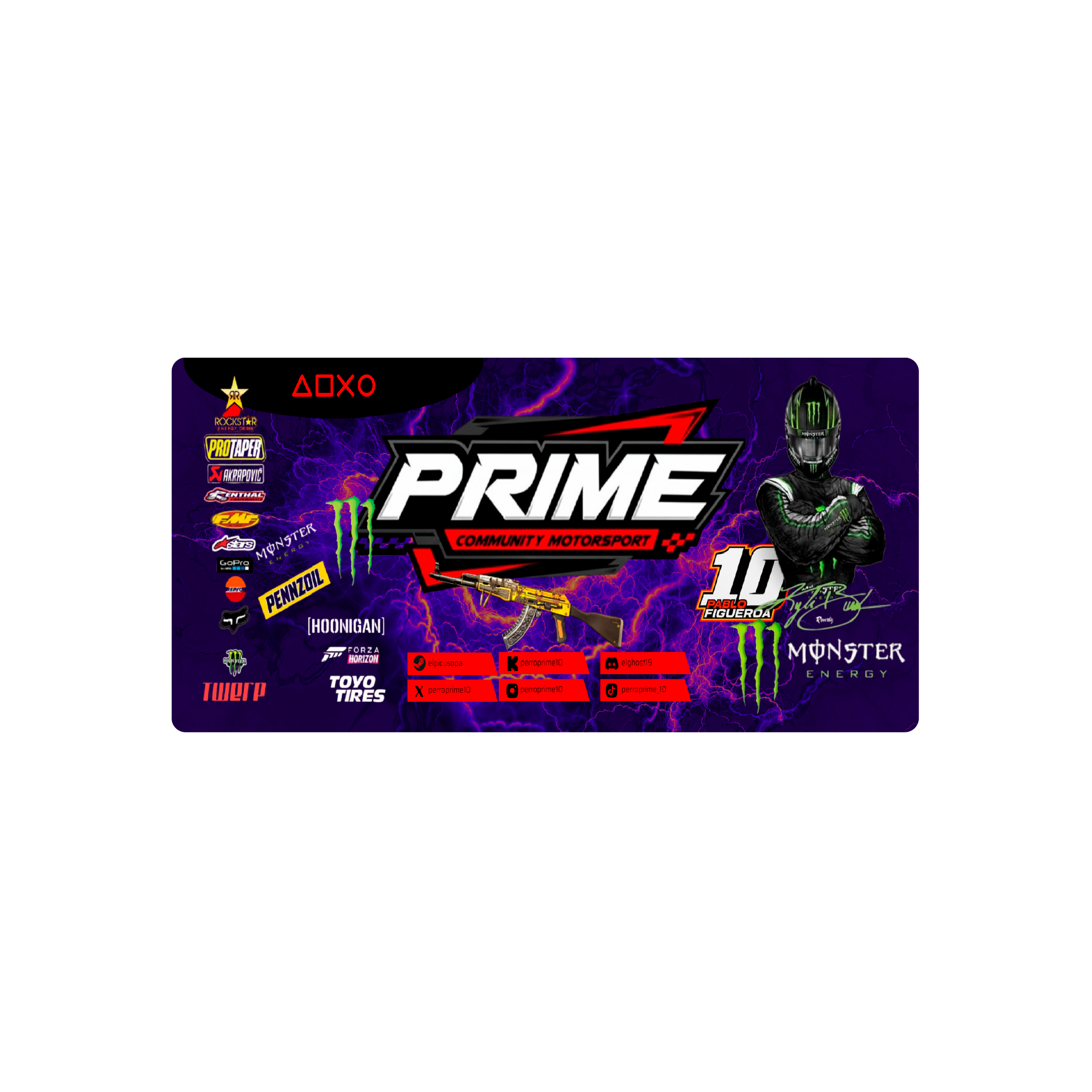 Mousepad Pablo 120x60 PRO | PERSONALIZADO