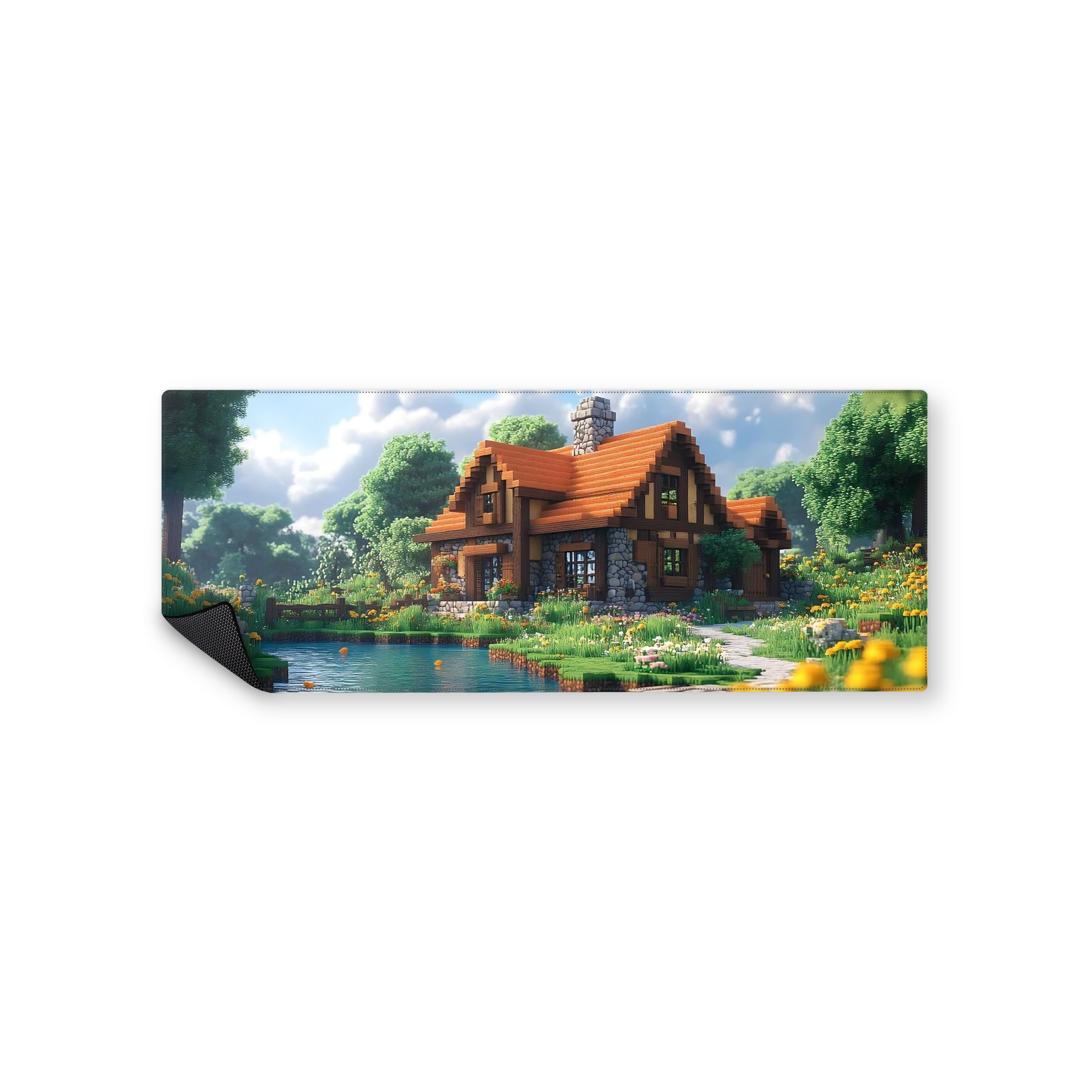 Mousepad Casa Minecraft 82x32 Classic | PERSONALIZADO