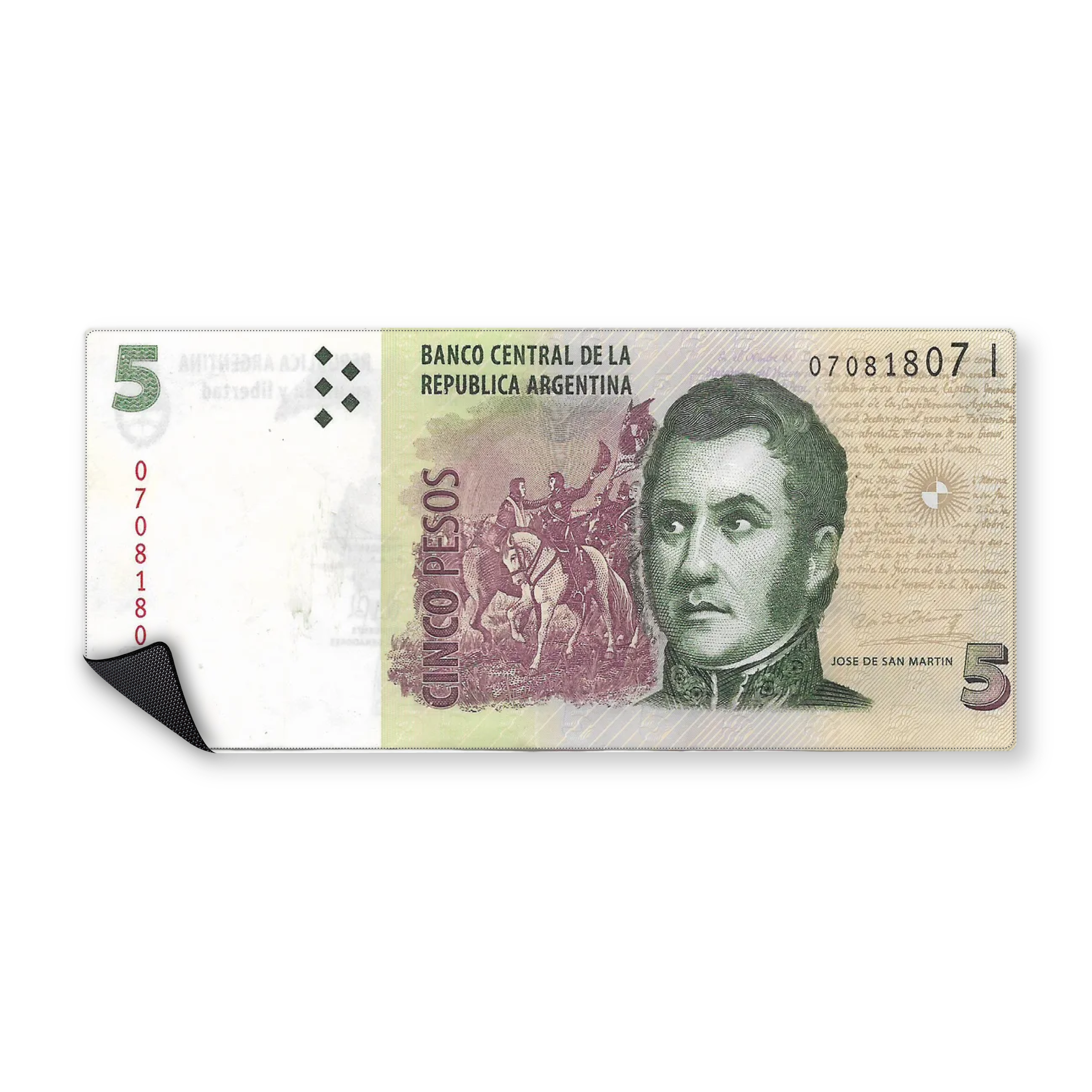 Mousepad 5 Pesos | MGMGAMERS