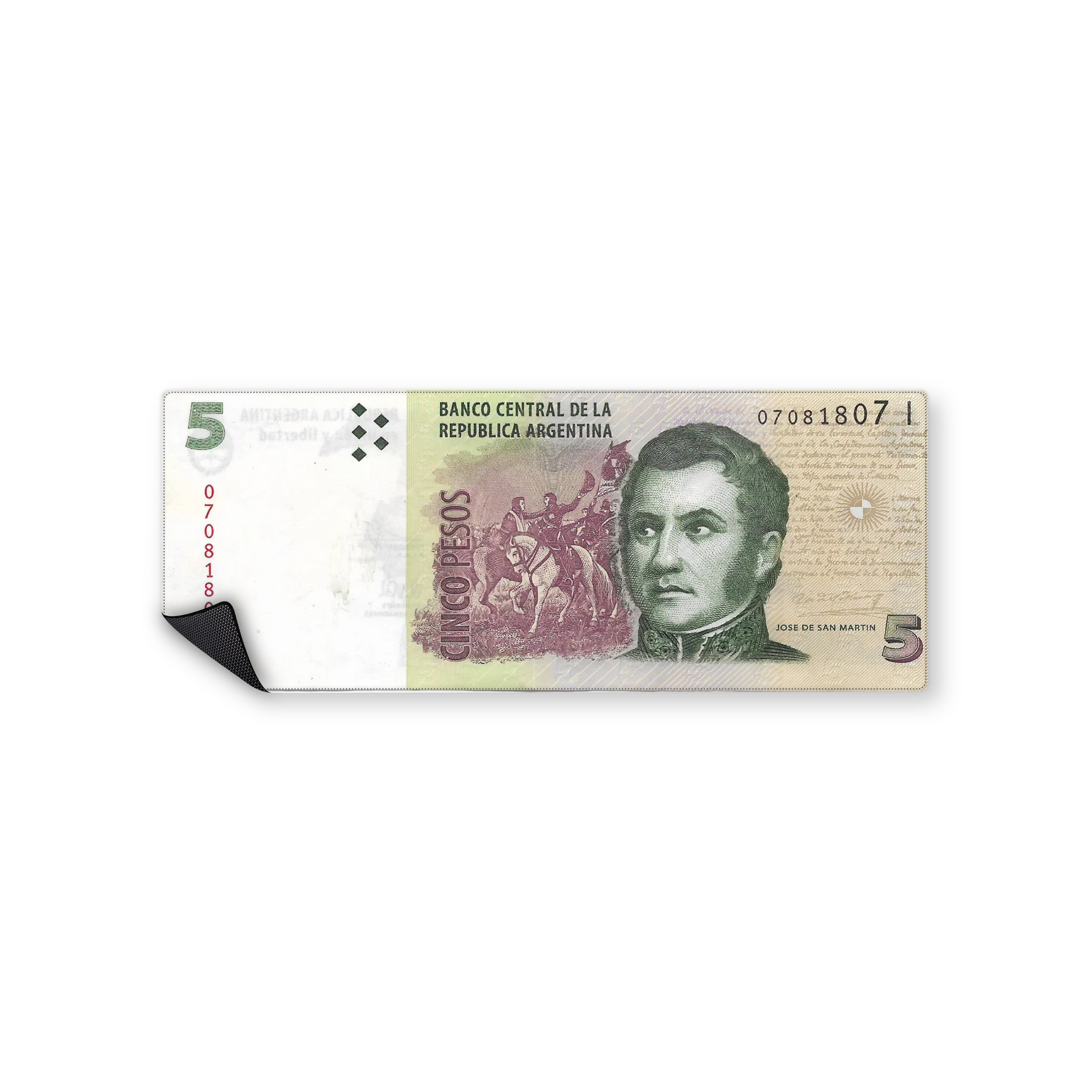 Mousepad 5 Pesos | MGMGAMERS