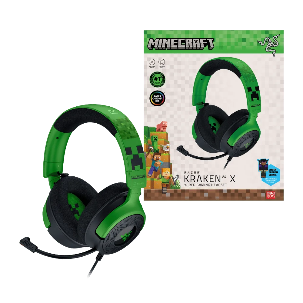 Razer Kraken V4 X Minecraft Edition USB-C | MgM IMP