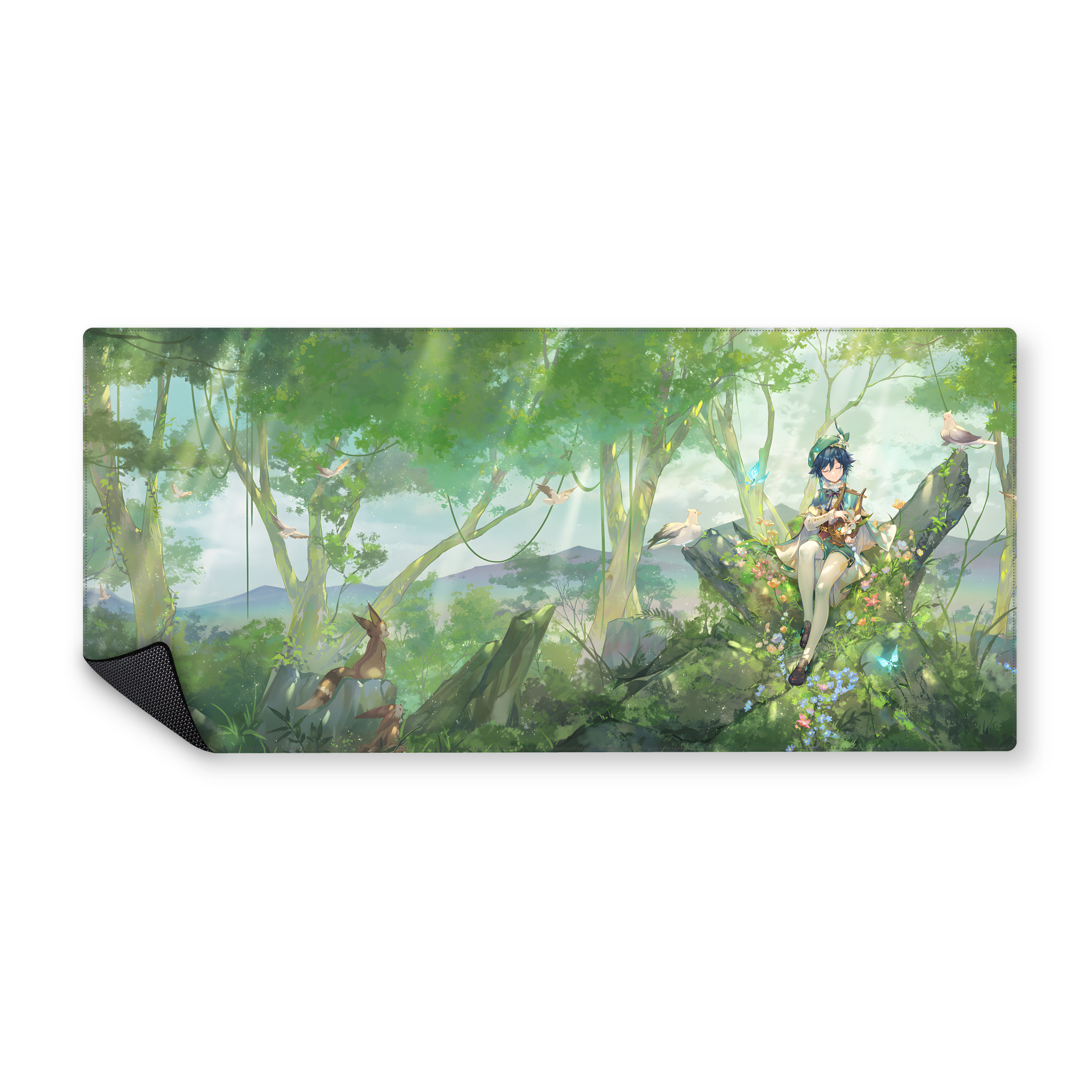Mousepad Venti Genshin Impact 90x40 Classic | PERSONALIZADO