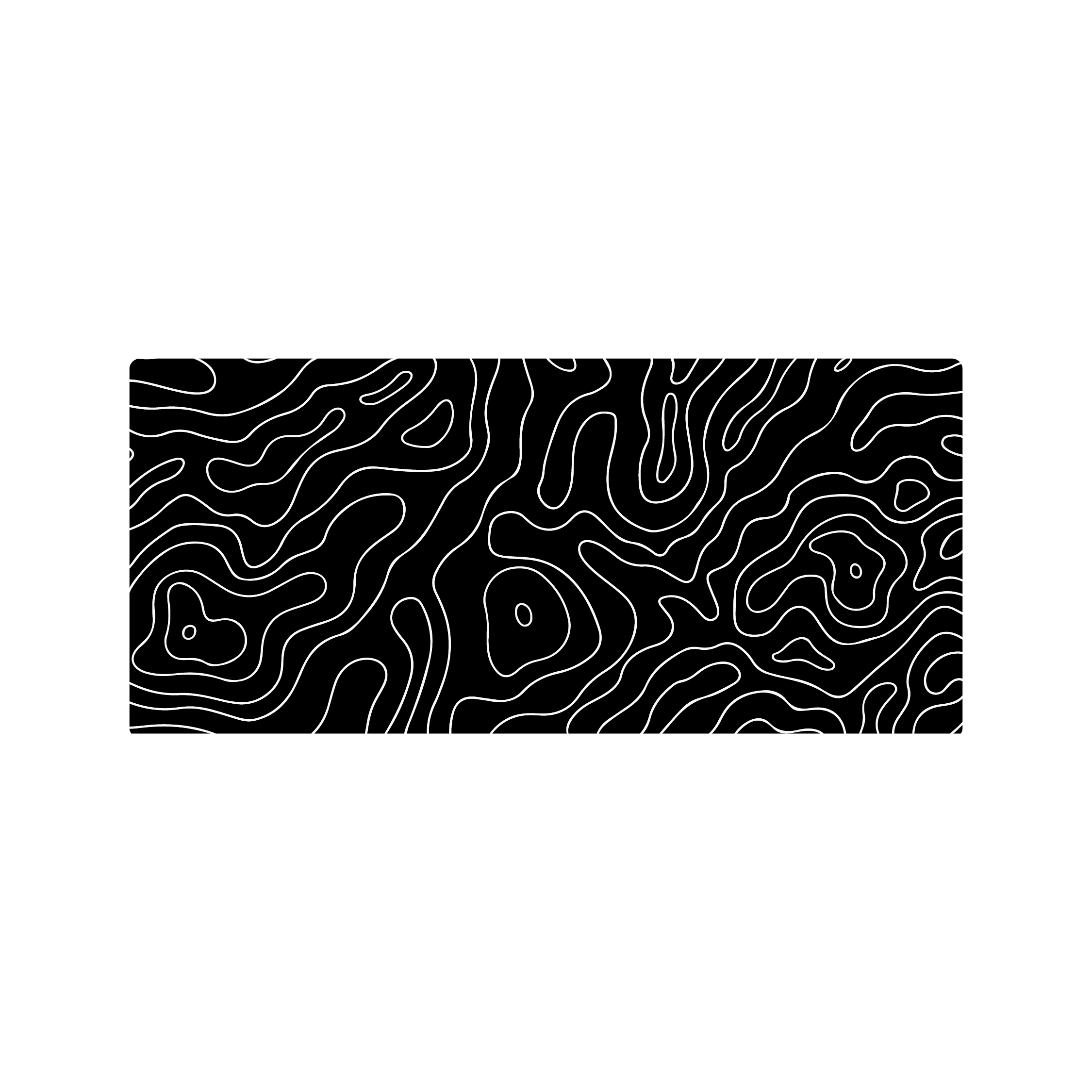 Mousepad Topográfico 90x40 PRO | PERSONALIZADO