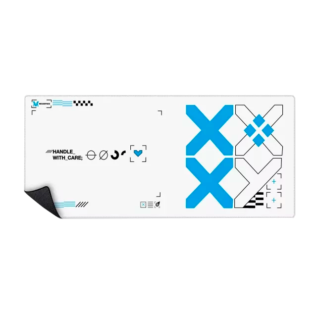 Mousepad X Branco | MMGGAMERS