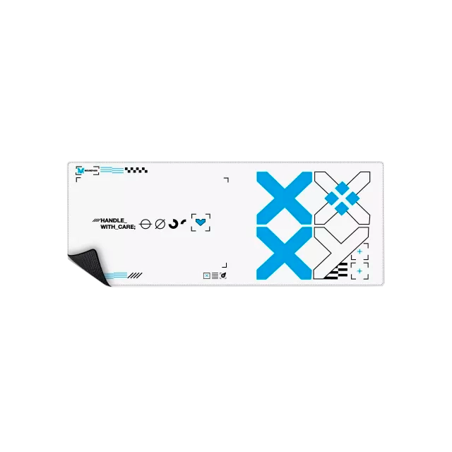 Mousepad X Branco | MMGGAMERS