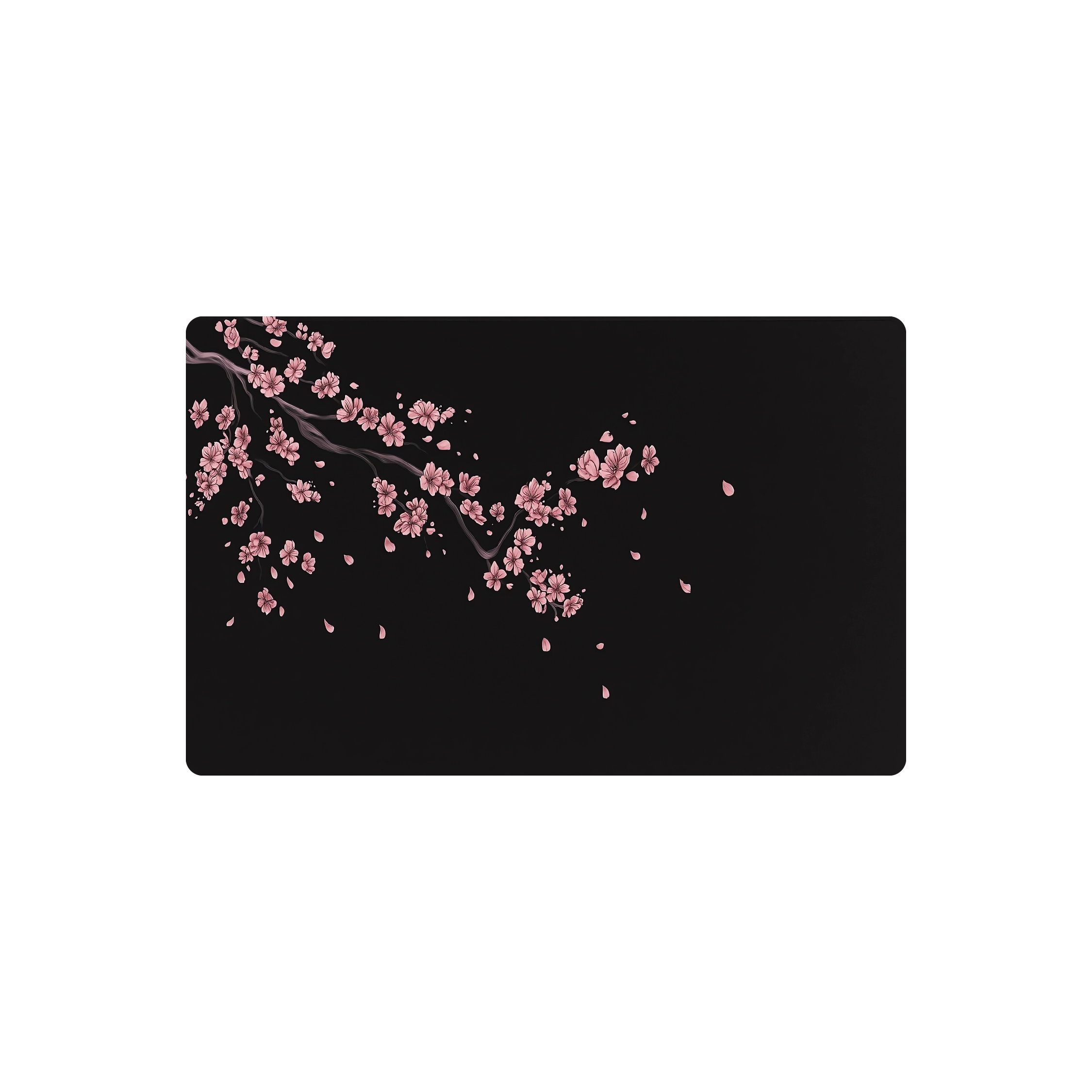 Mousepad flores rosas 110x70 Classic | PERSONALIZADO
