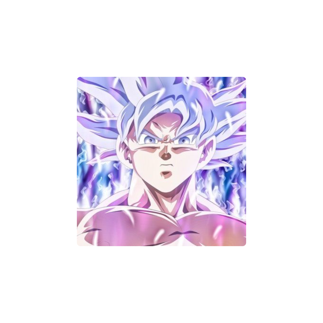 Mockup Mousepad goku ultra instinto 50x50 Classic | PERSONALIZADO