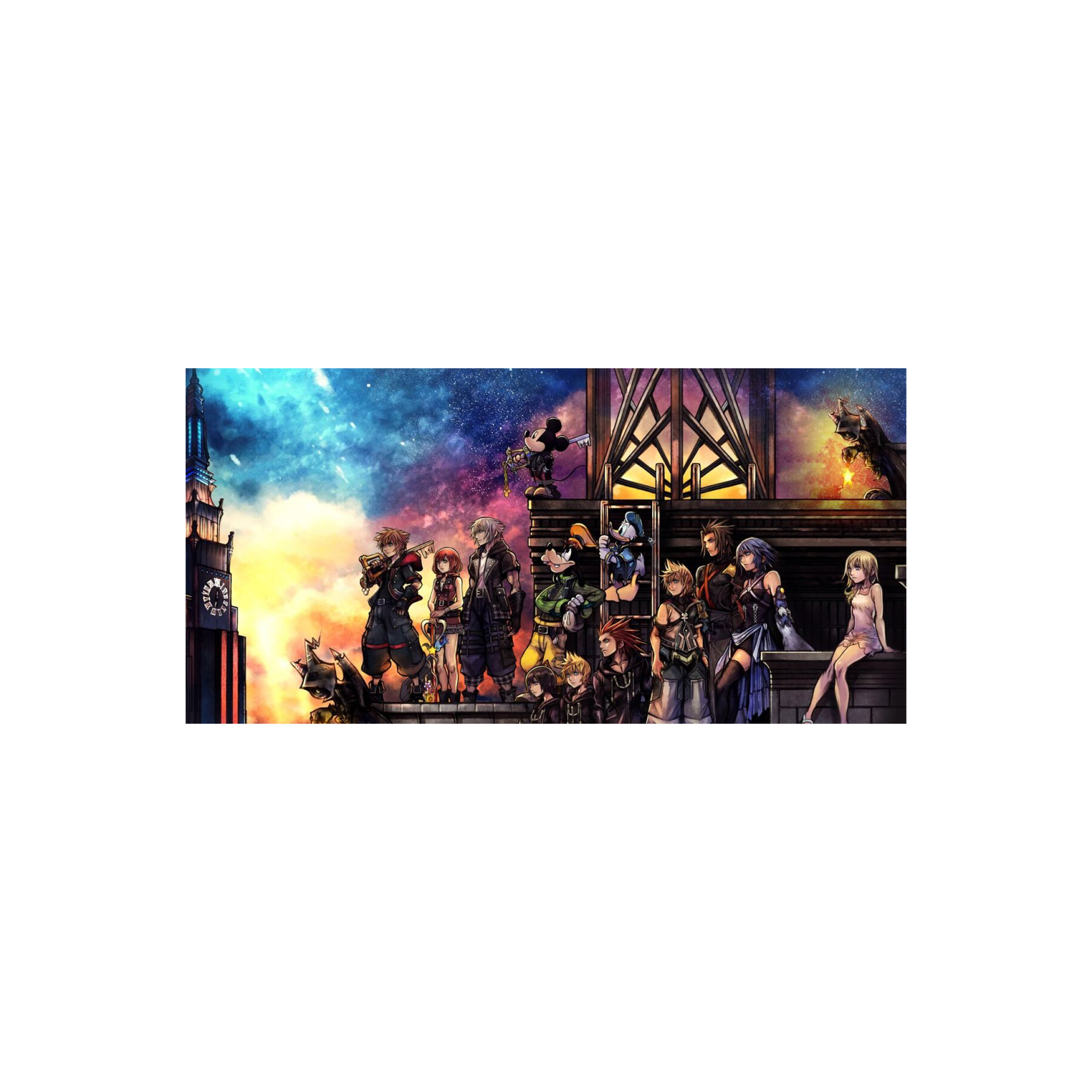 Mousepad kingdom hearts mousepad 82x40 Classic | PERSONALIZADO