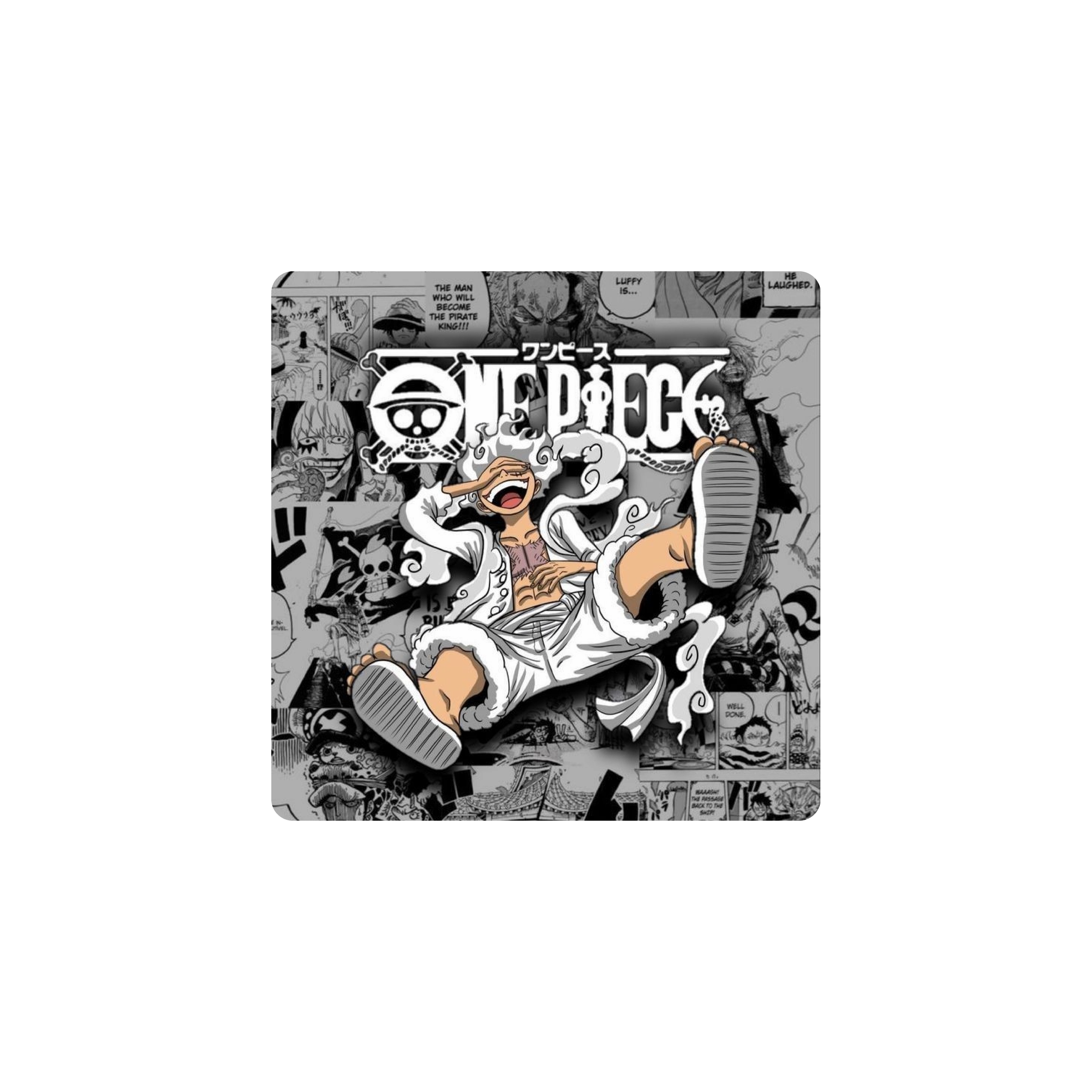 Mousepad luffy 60x60 PRO | PERSONALIZADO
