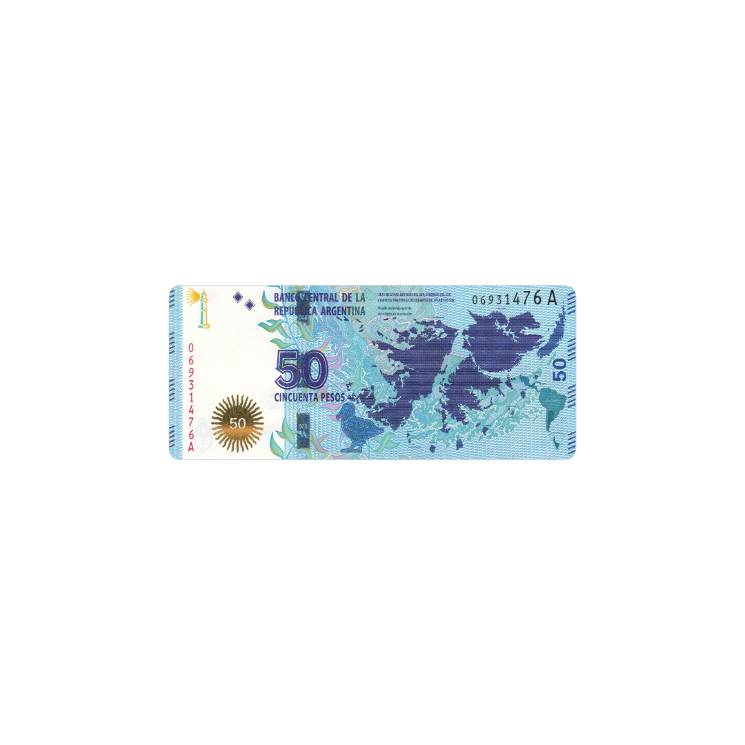 50 pesos malvinas