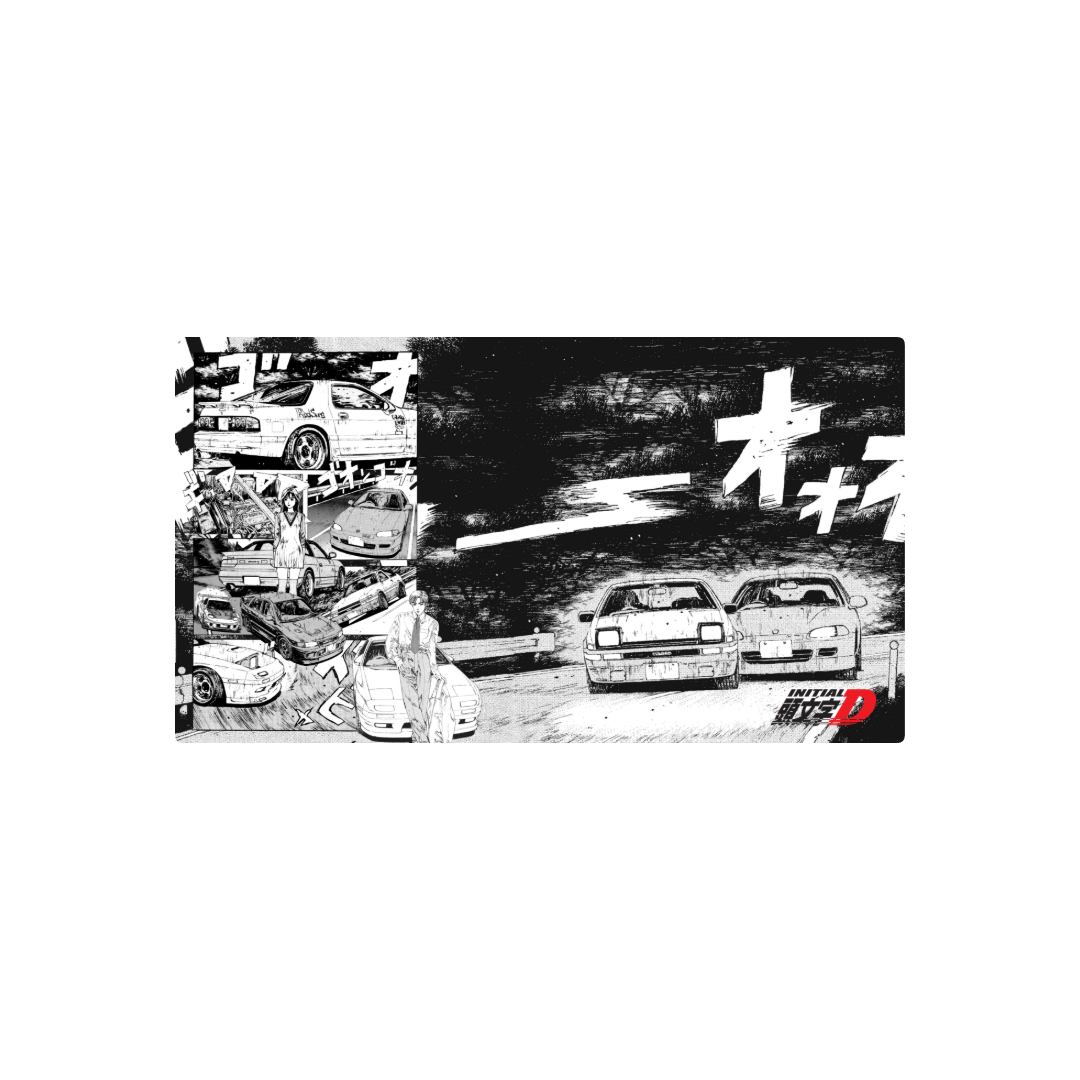 Initial D manga Collage