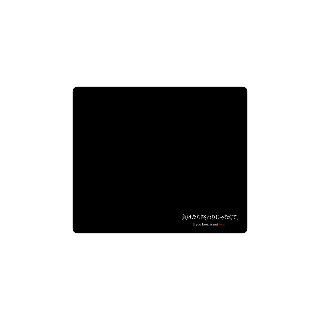 mouse pad black, is not over