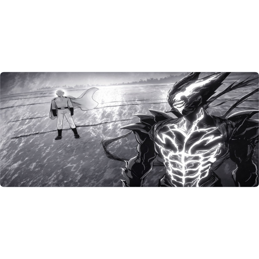 saitama y garou monstruo