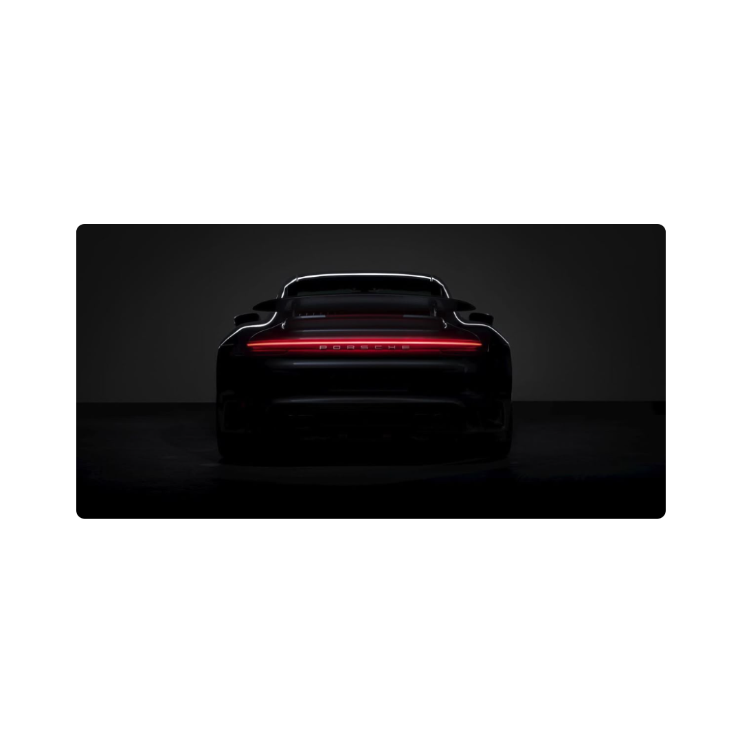 Mockup Mousepad porsche linea roja 100x50 PRO | PERSONALIZADO