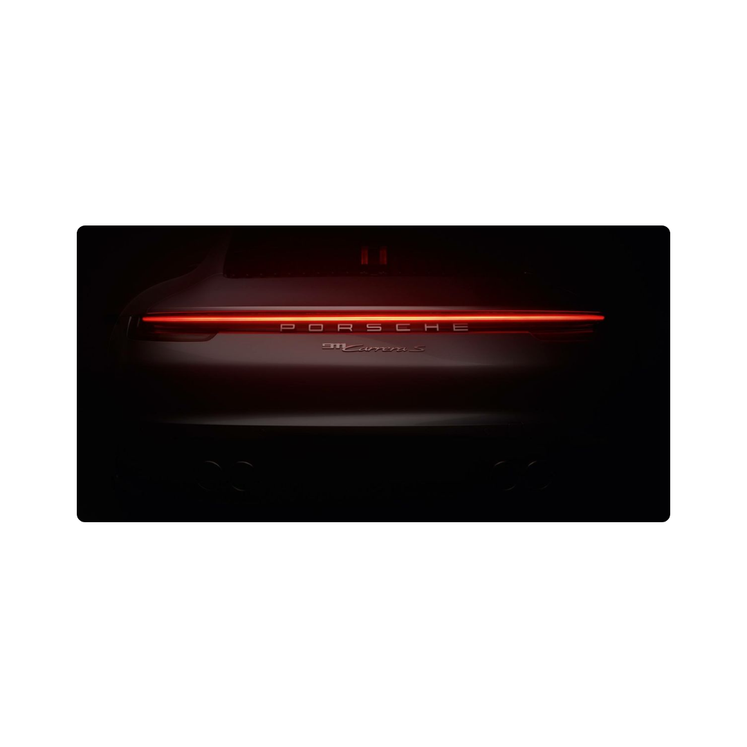 Mockup Mousepad porsche linea roja 100x50 PRO | PERSONALIZADO