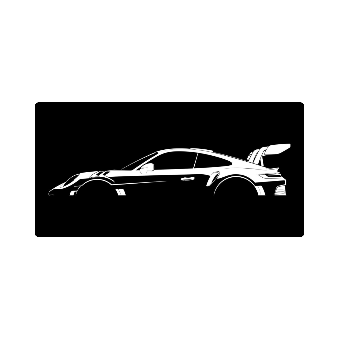 Mockup Mousepad Porsche oscura 100x50 PRO | PERSONALIZADO