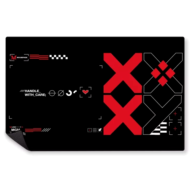 Mousepad X Branco | MMGGAMERS