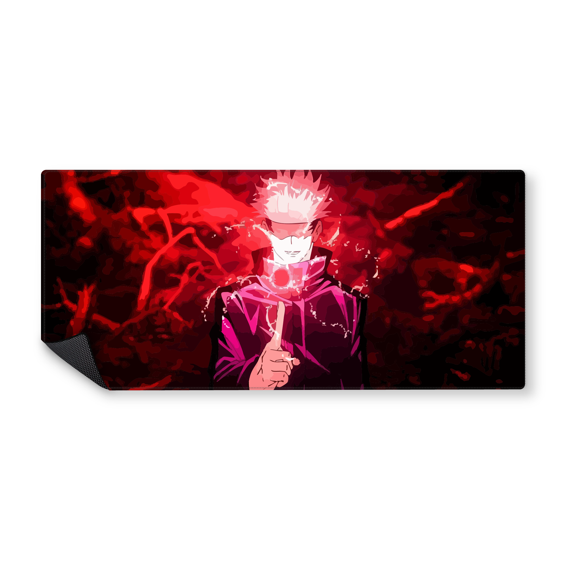 Mousepad satoru gojo rojo 90x40 PRO | PERSONALIZADO