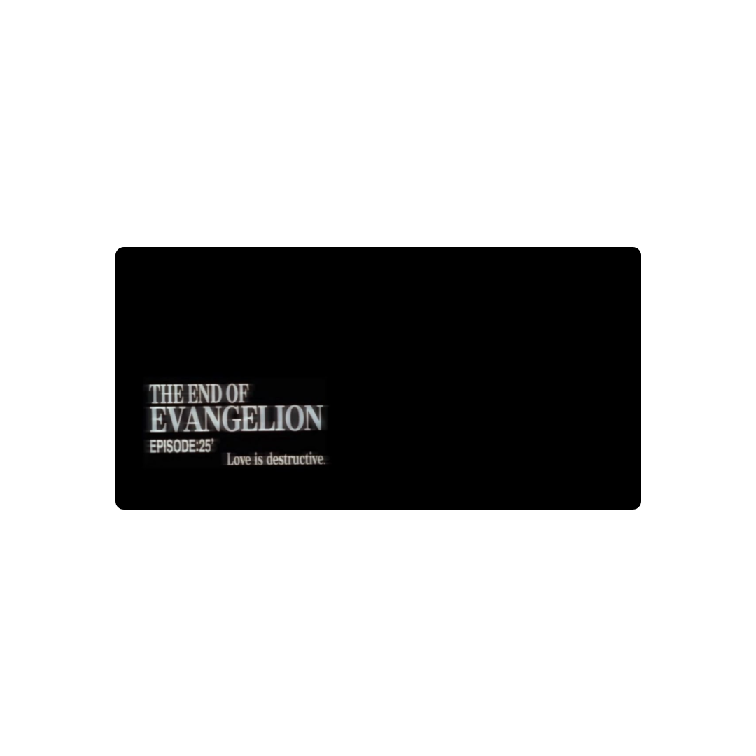 Mockup Mousepad The end of evangelion 80x40 Classic | PERSONALIZADO