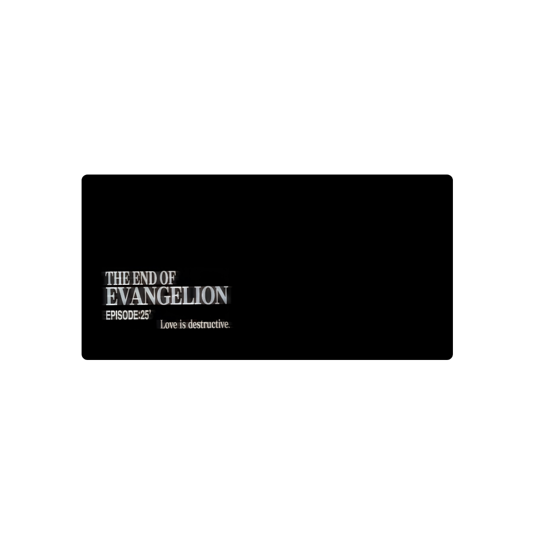 Mockup Mousepad The End of Evangelion 80x40 Classic | PERSONALIZADO
