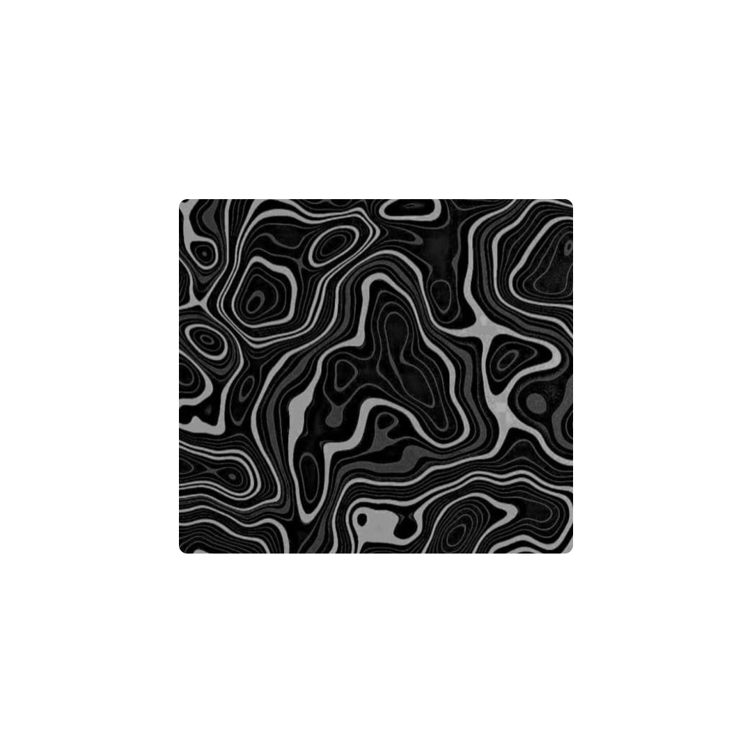 Mockup Mousepad topogrAFIA WHITE, BLACK AND GREY 50x45 PRO | PERSONALIZADO