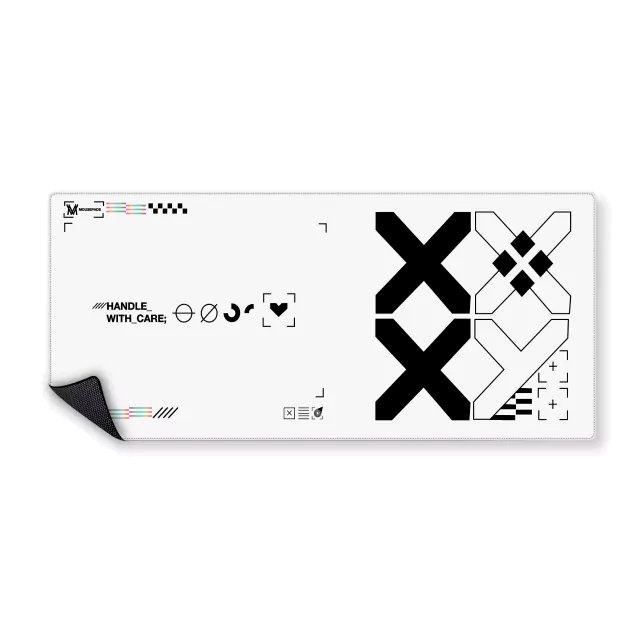 Mousepad X Branco | MMGGAMERS