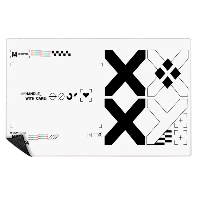 Mousepad X Branco | MMGGAMERS