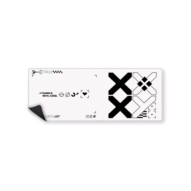 Mousepad X Branco | MMGGAMERS